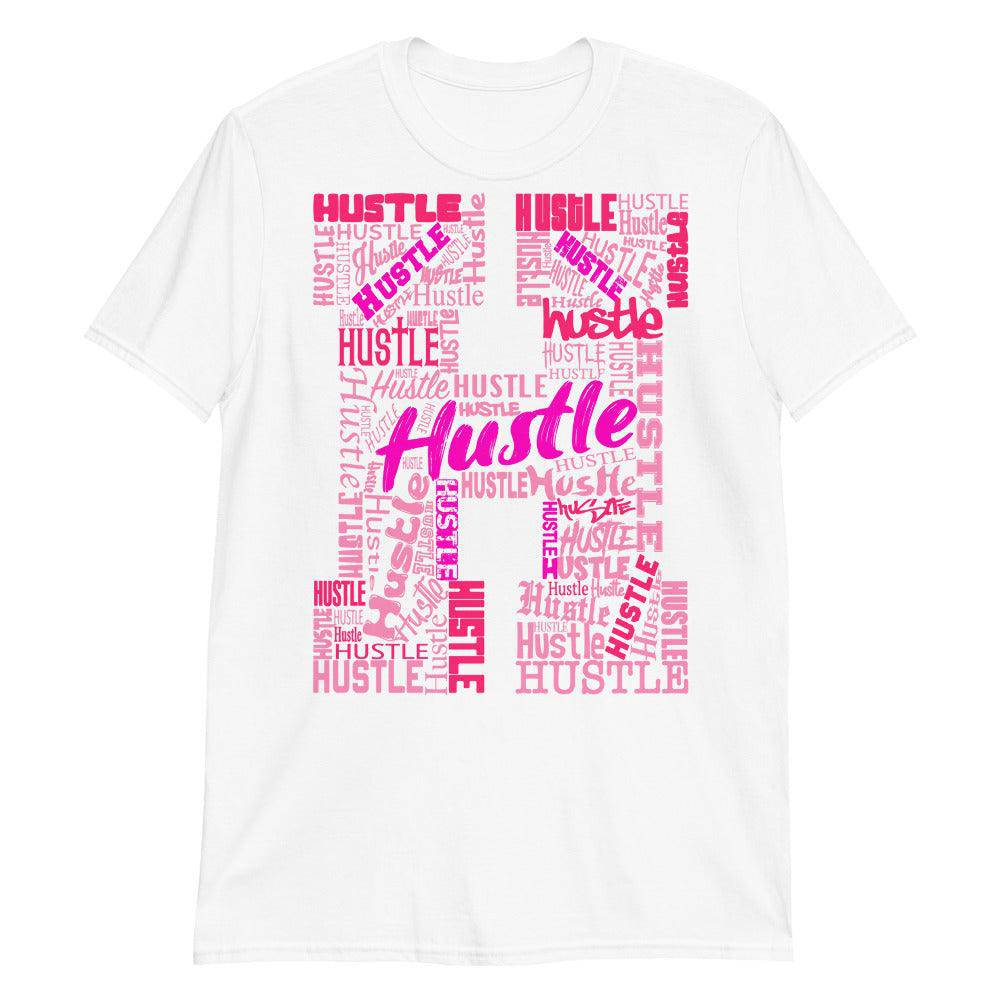 H For Hustle TShirt Match 14s Low Shocking Pink - Sneaker Shirts Outlet