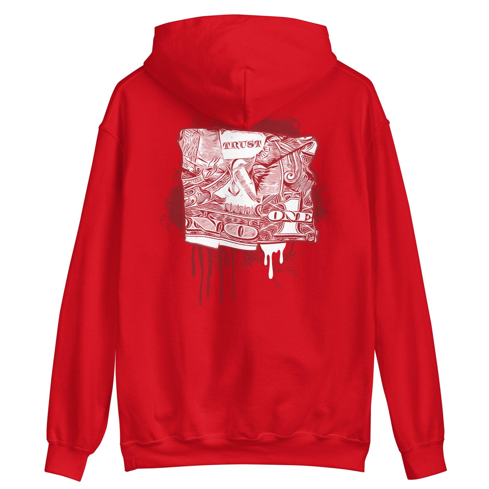 1s High Newstalgia Chenille Hoodie Trust No One Dollar - Sneaker Shirts Outlet