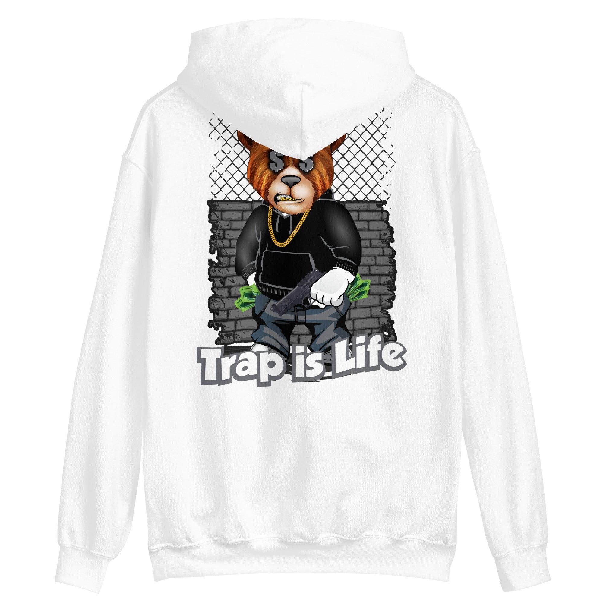 High Stealth 1s DopeStar Hoodie Trap is Life Bear - Sneaker Shirts Outlet