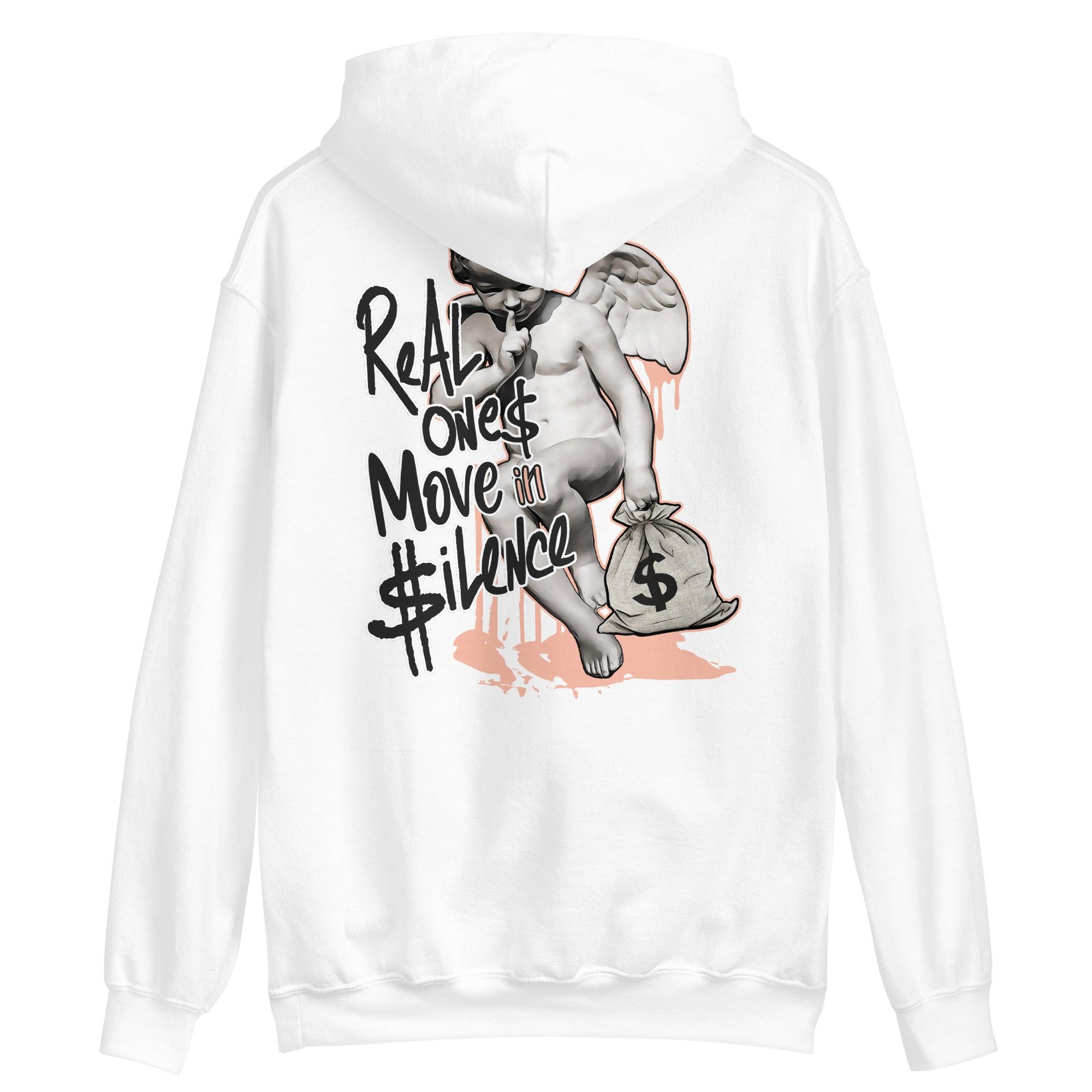 1s Mid Arctic Orange Hoodie Real Ones - Sneaker Shirts Outlet