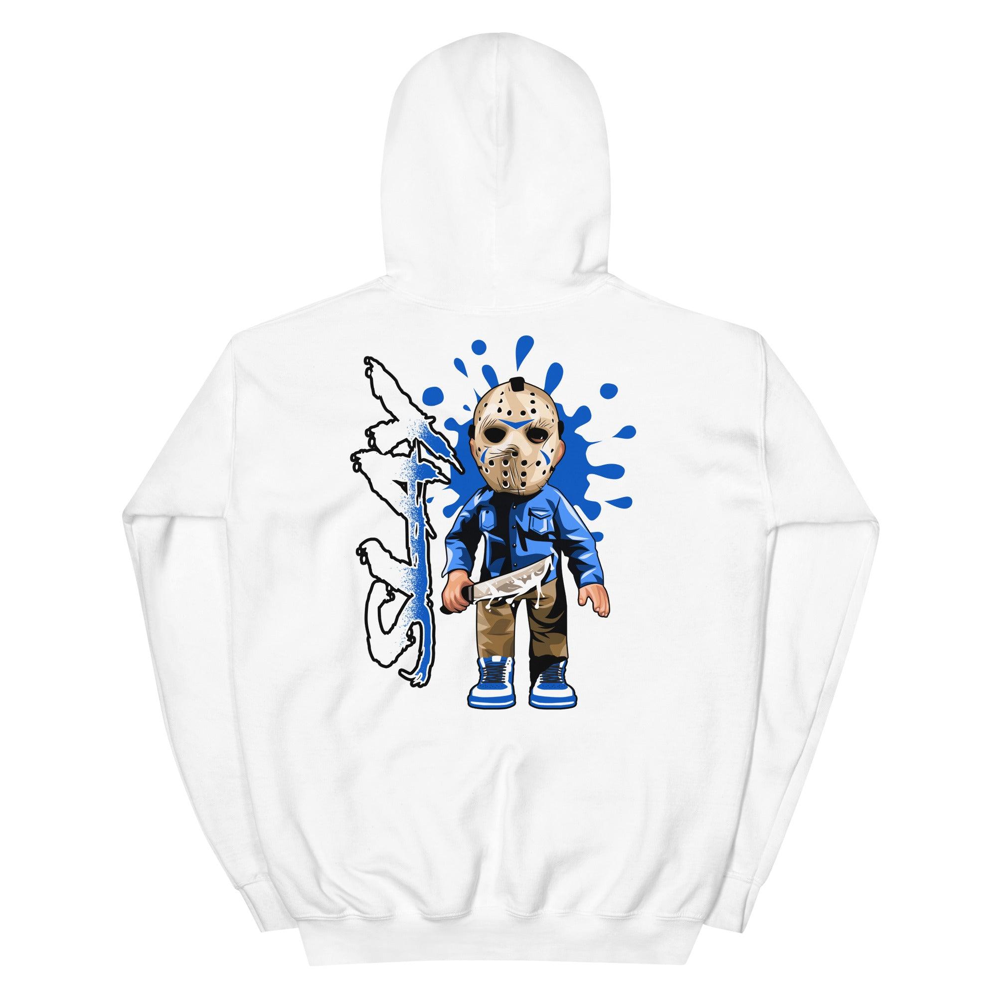 1 Mid White Black Royal Hoodie Slay - Sneaker Shirts Outlet