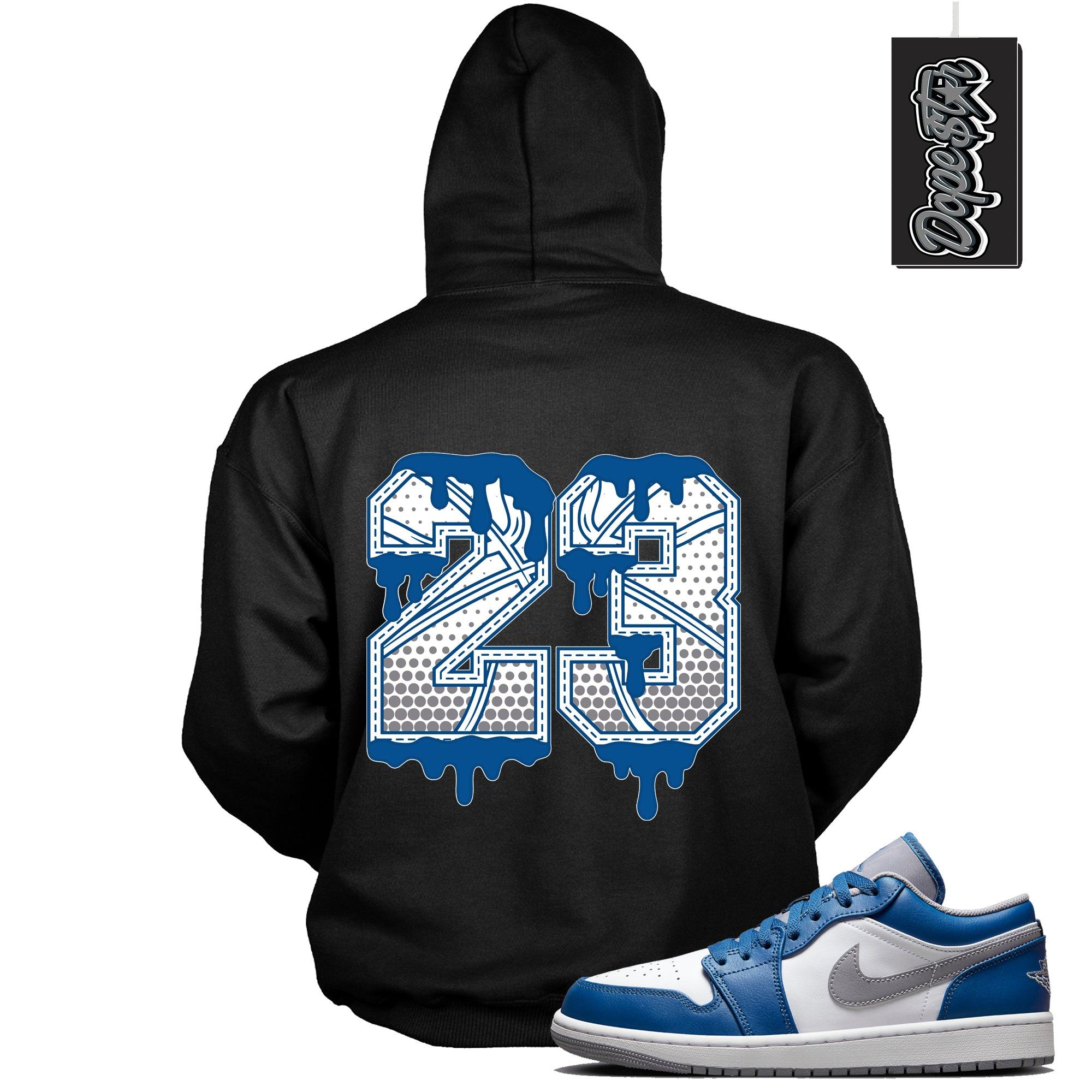 Number 23 Ball Hoodie AJ 1 Low True Blue photo