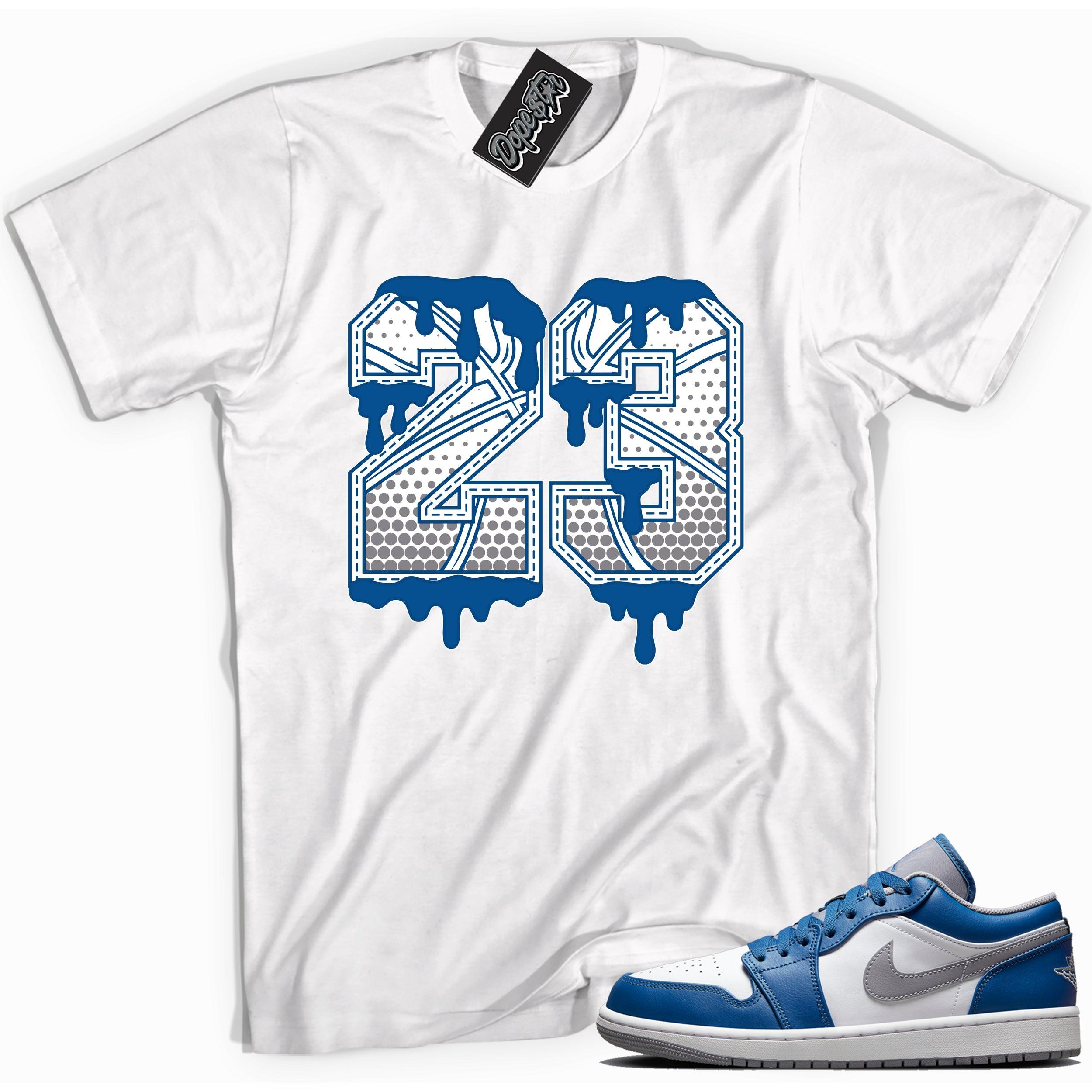 23 Ball Shirt AJ 1 Low True Blue photo