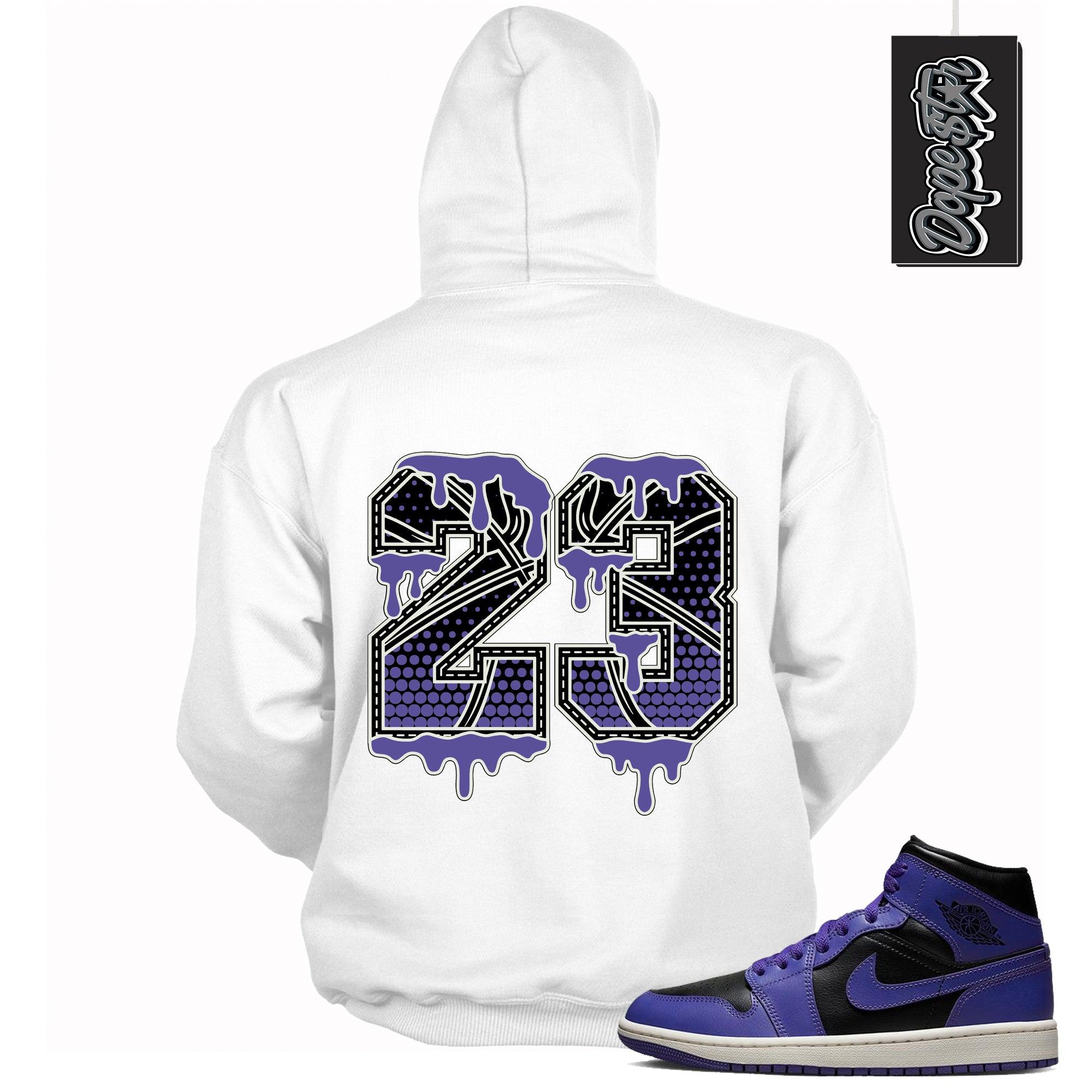 23 Ball Hoodie AJ 1 Mid Purple Black photo