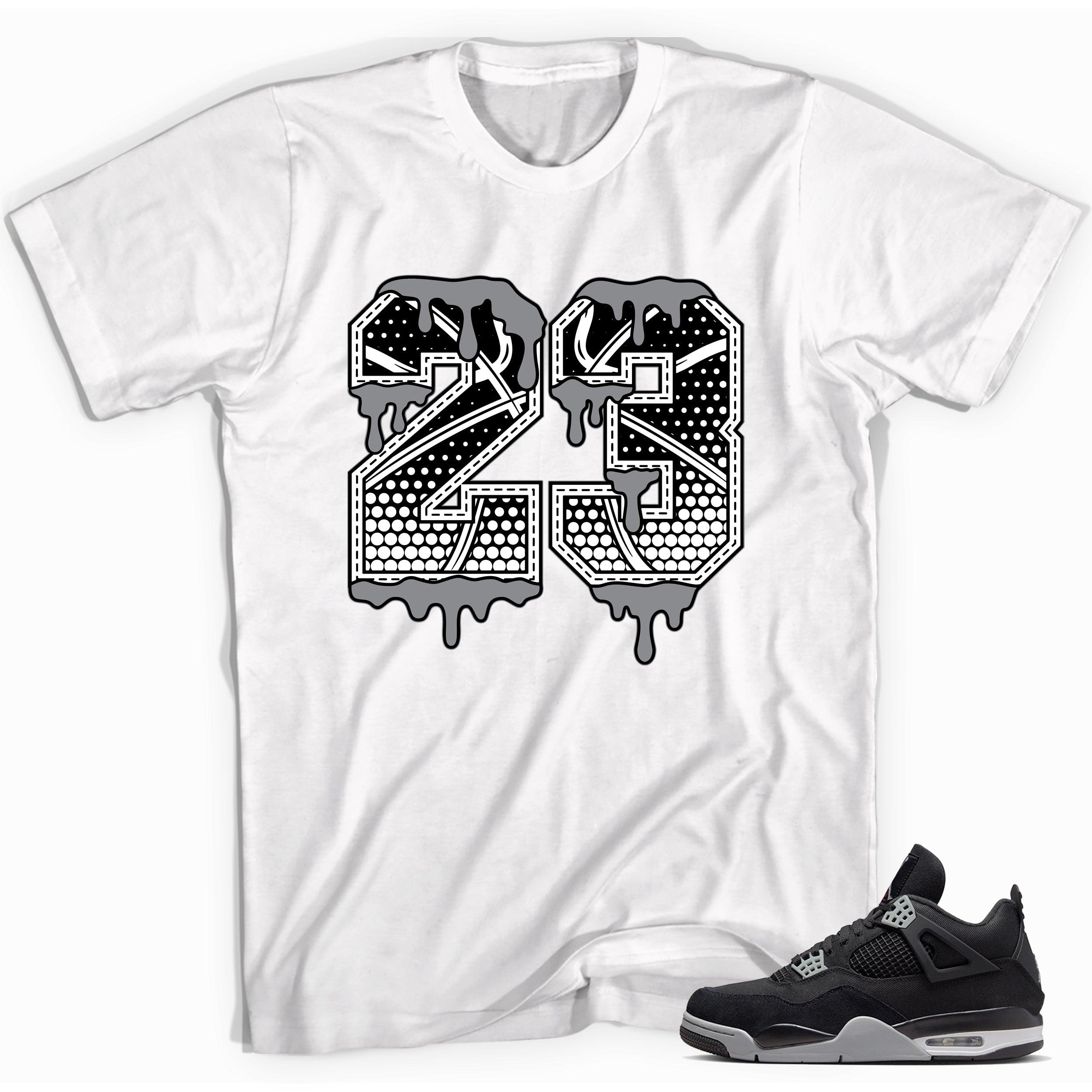 23 Ball Sneaker Tee AJ 4 Retro SE Black Canvas photo