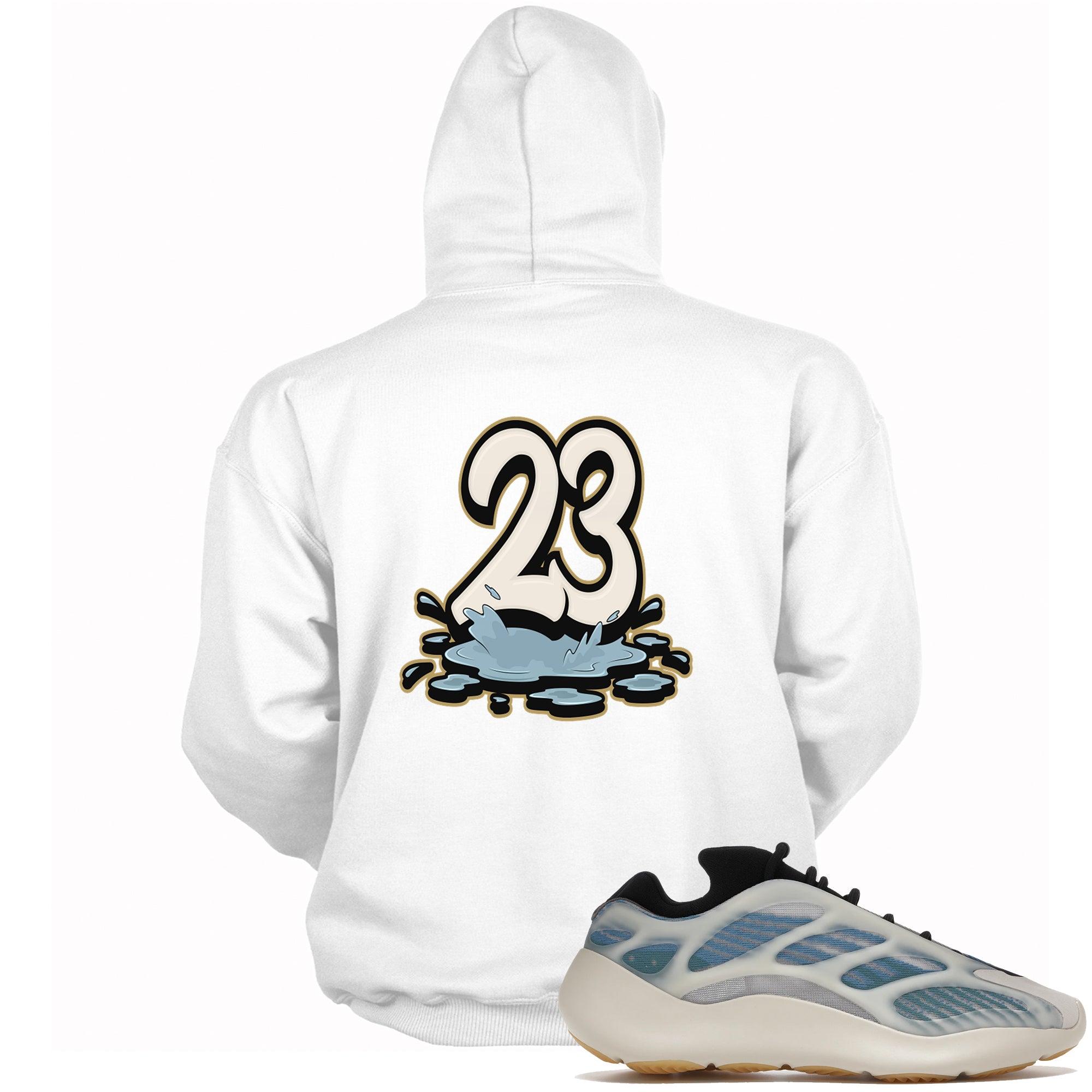 Number 23 Melting Hoodie Yeezy 700 V3 Kyanite 2021 photo