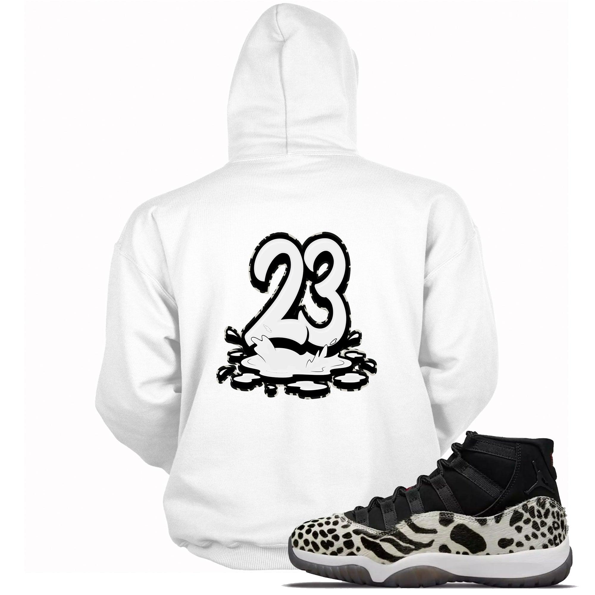 Number 23 Melting Hoodie AJ 11 Animal Instinct photo