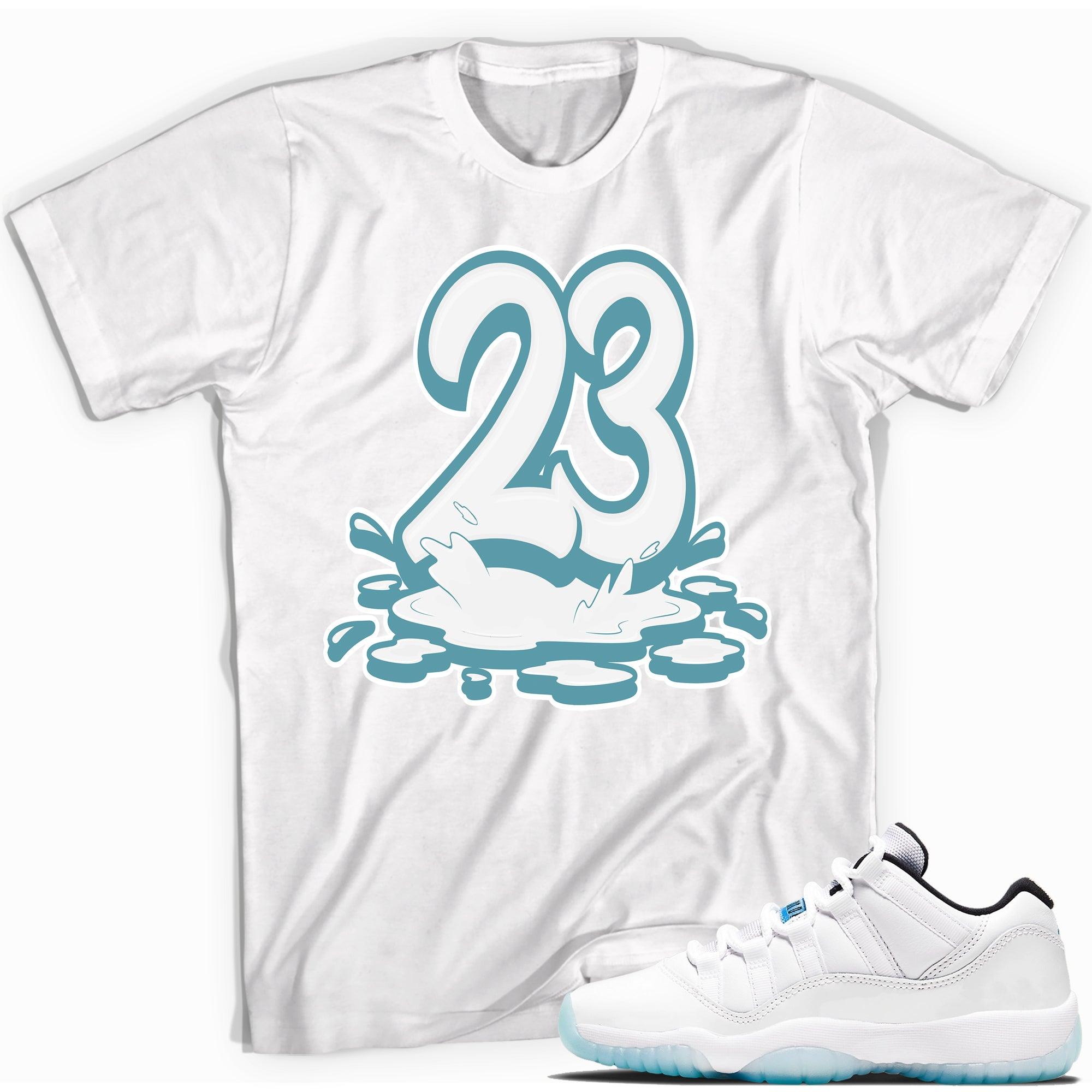 Number 23 Melting Shirt AJ 11 Legend Blue photo