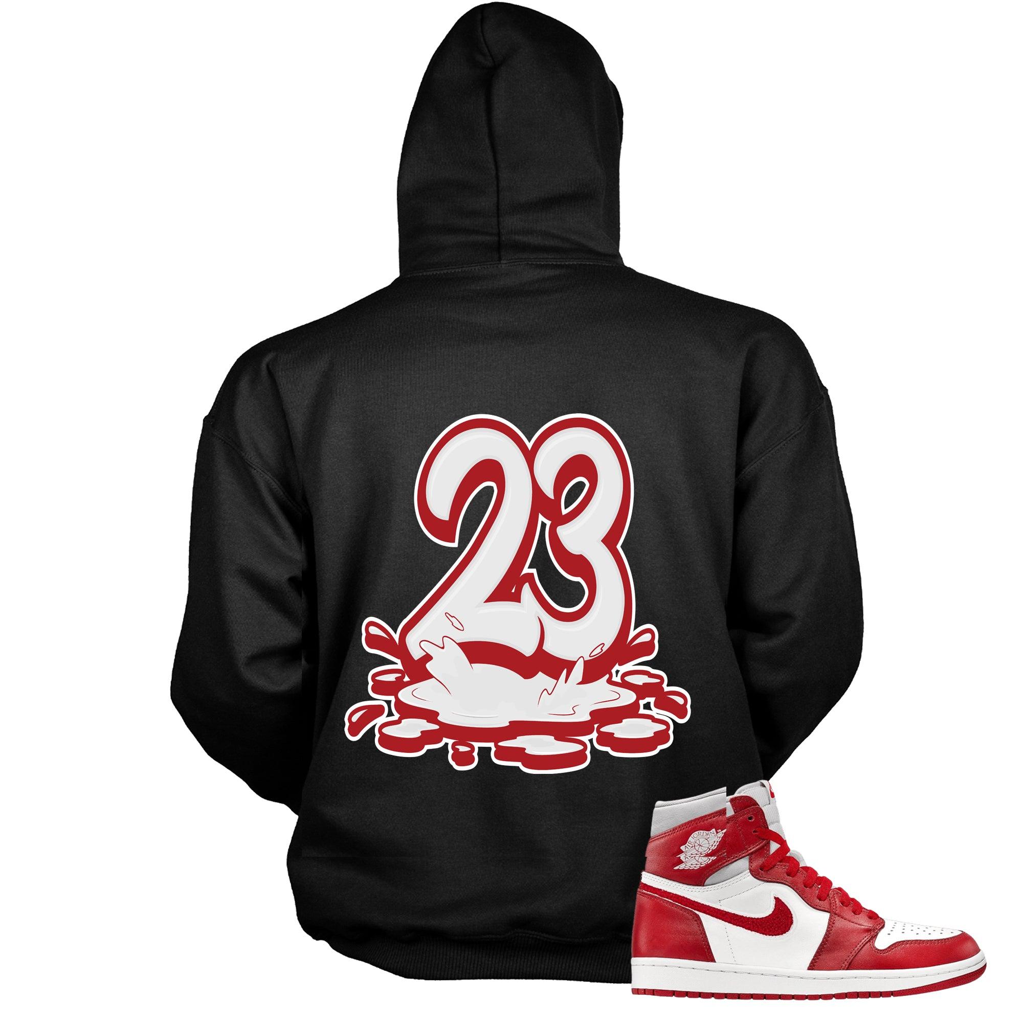 Number 23 Melting Hoodie AJ 1 High OG Newstalgia Chenille photo