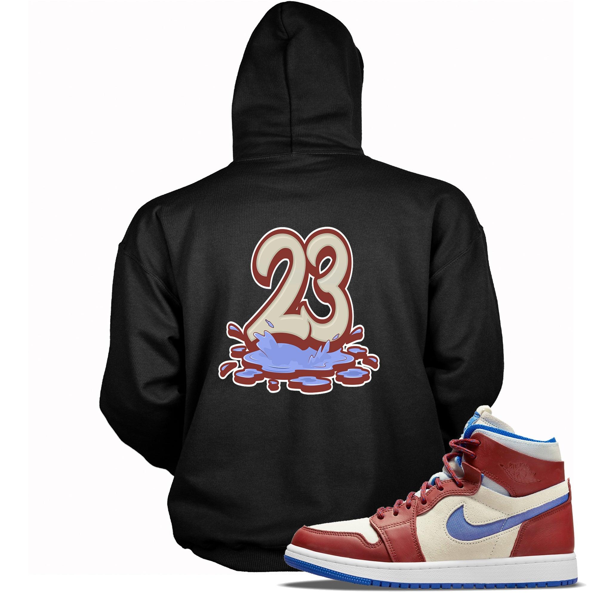 23 Melting Hoodie AJ 1 High Zoom Team Red photo