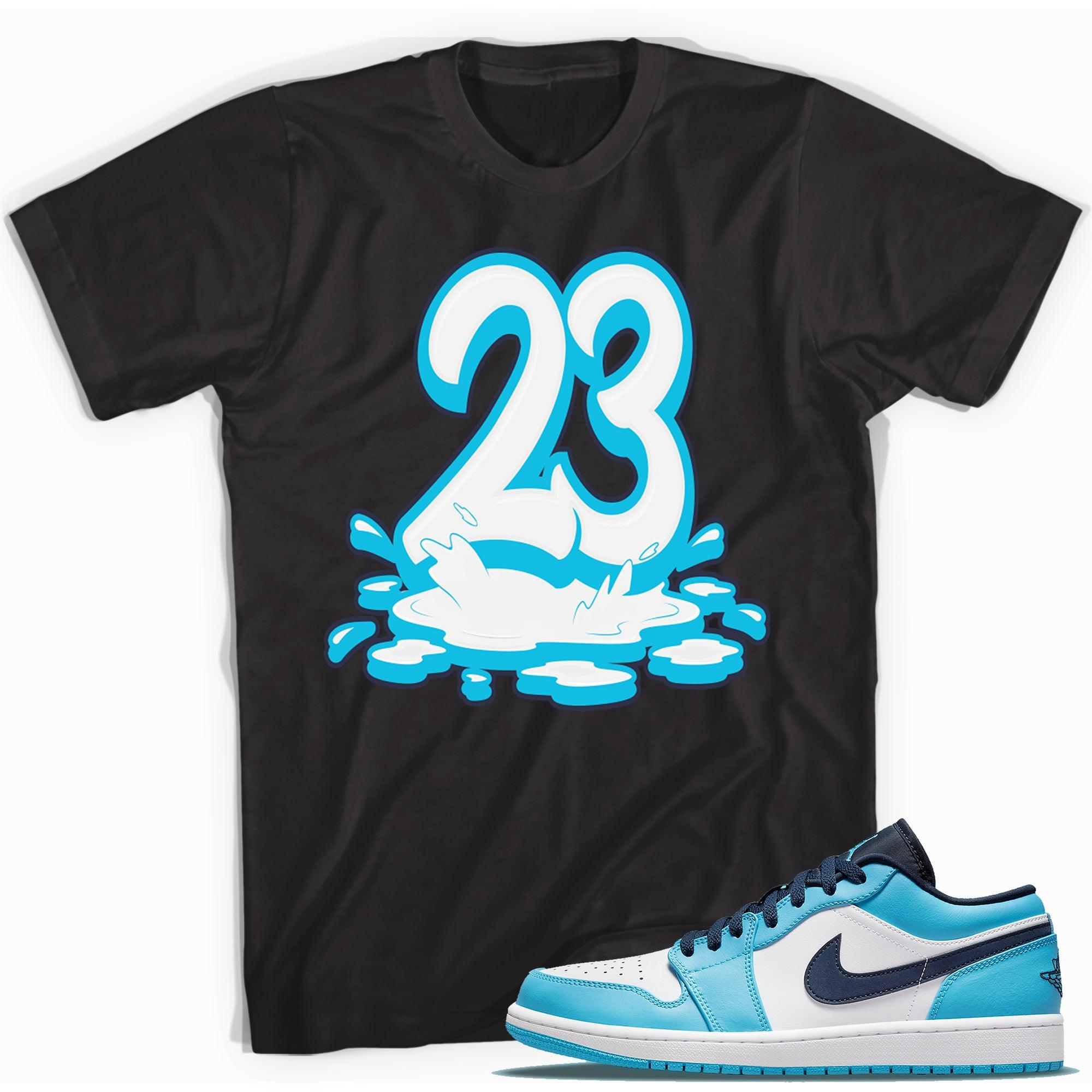 23 Melting Sneaker Tee AJ 1 Low UNC 2021 photo