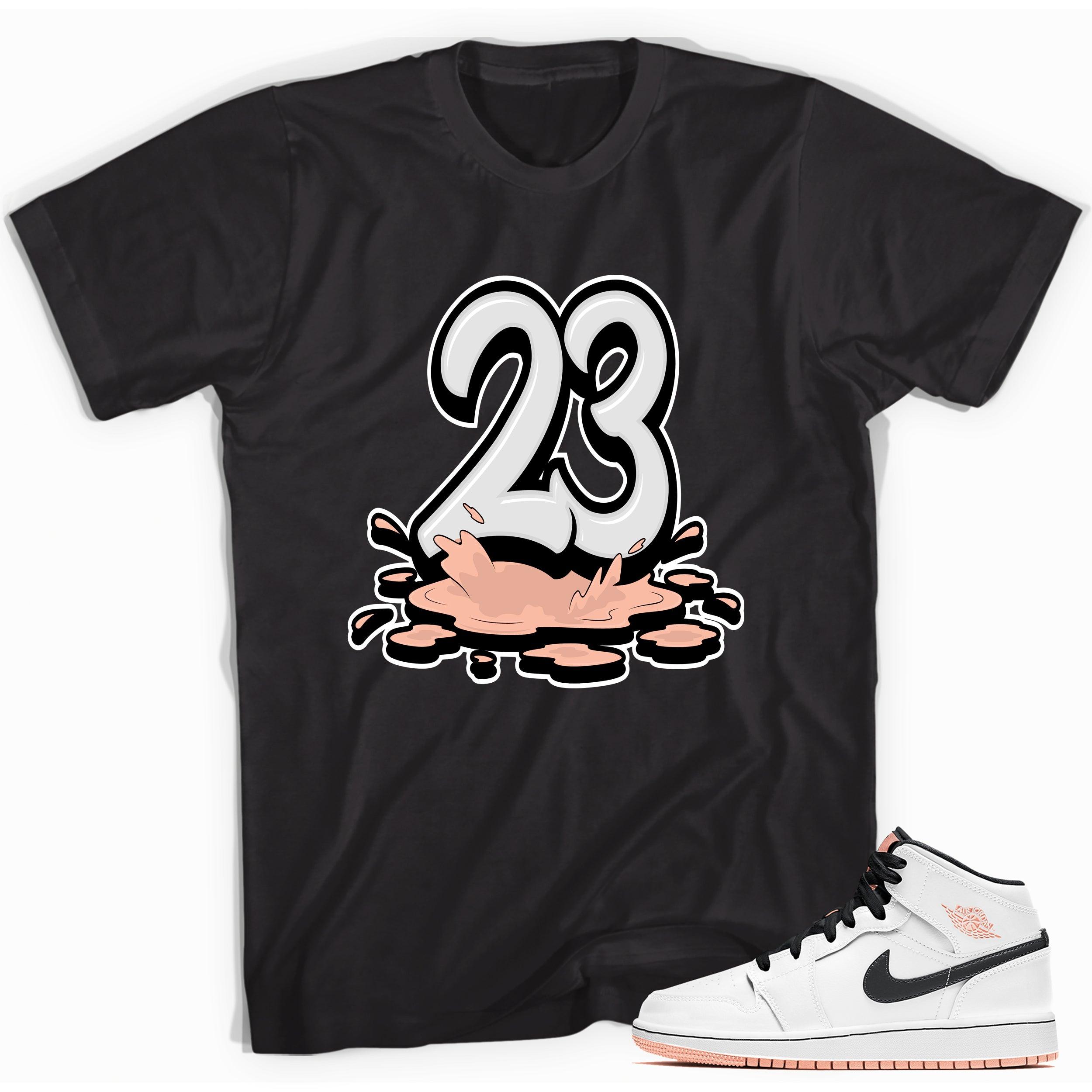 23 Melting Sneaker Tee AJ 1 Mid Arctic Orange photo