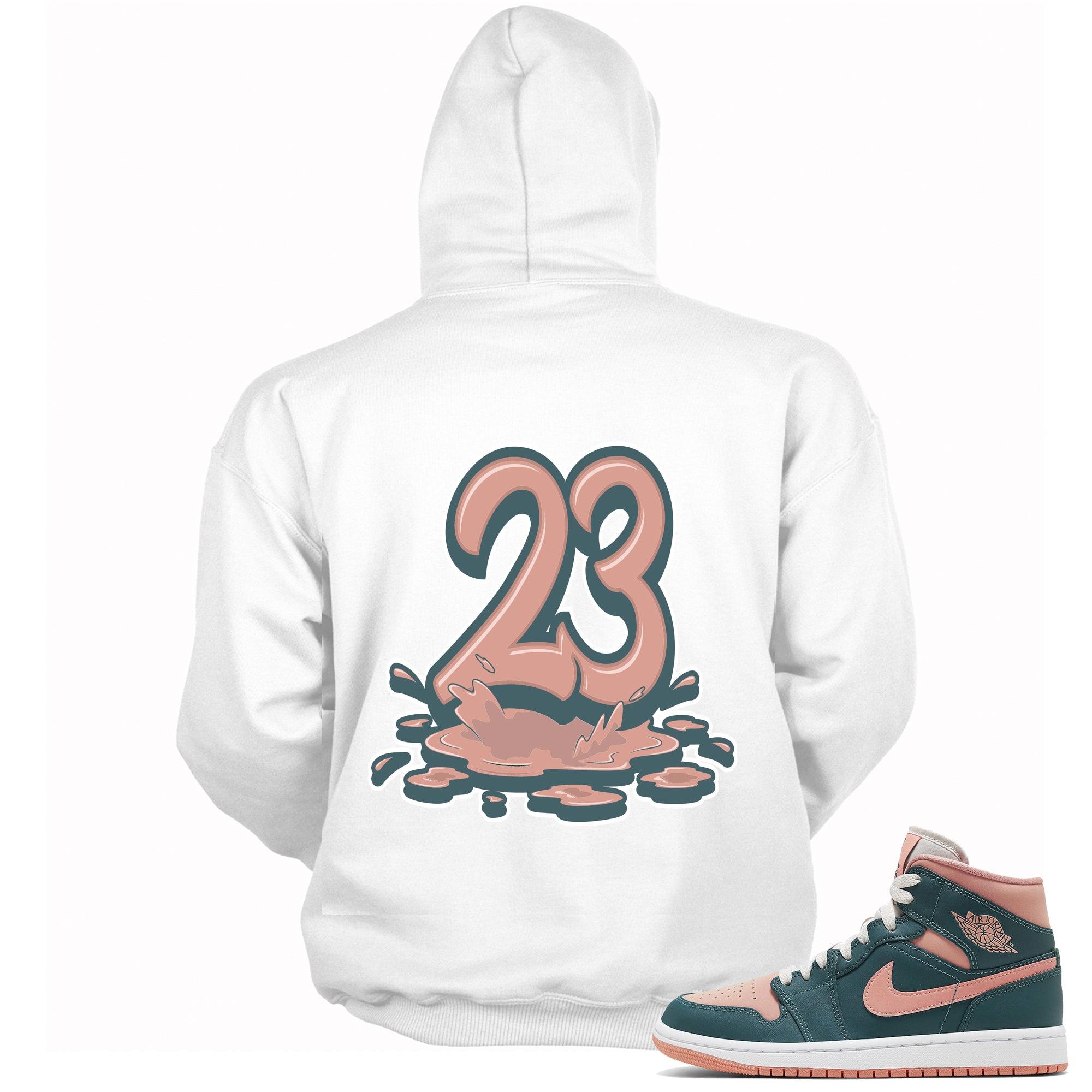 23 Melting Hoodie AJ 1 Mid Dark Teal Green photo