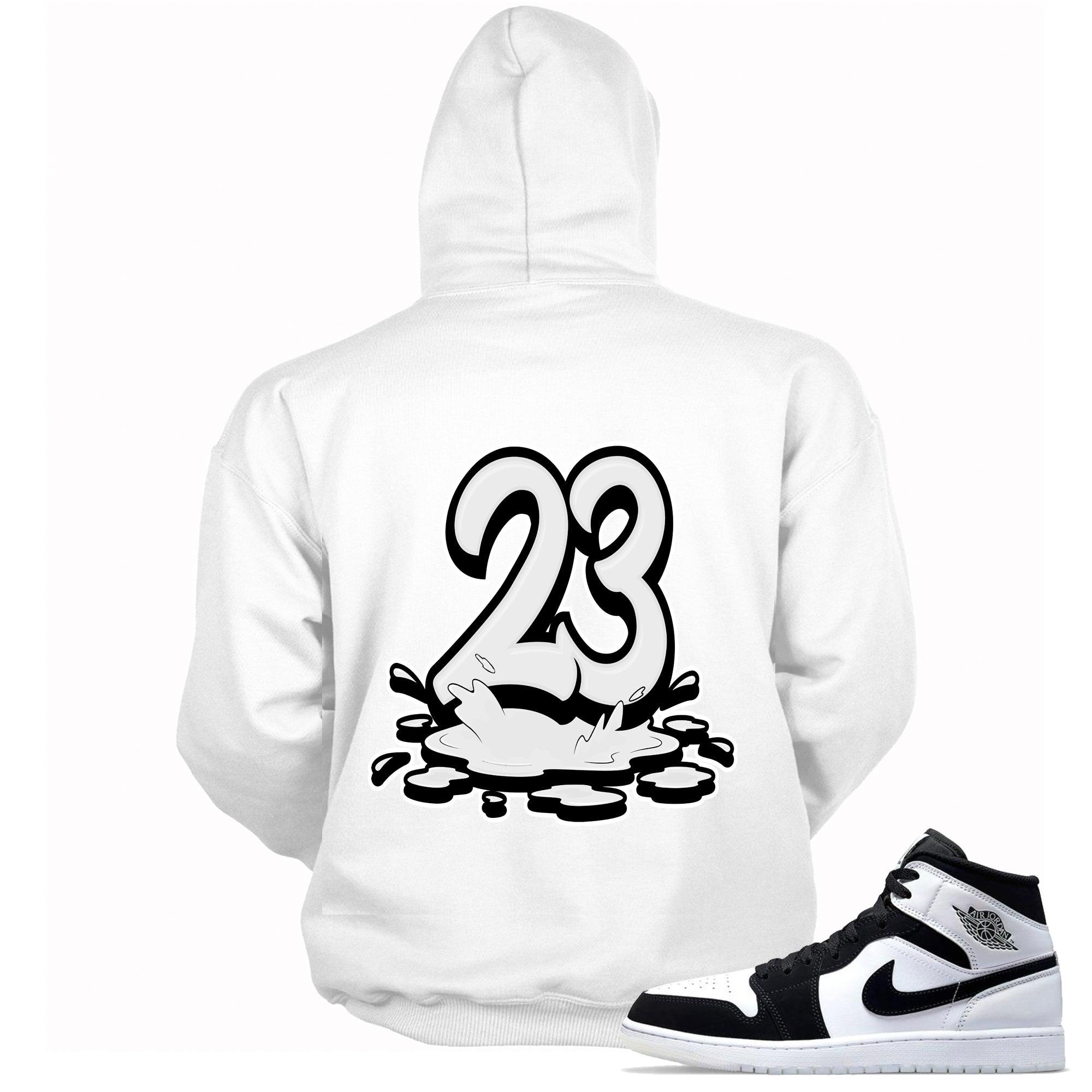 Number 23 Melting Hoodie AJ 1 Mid Diamond photo