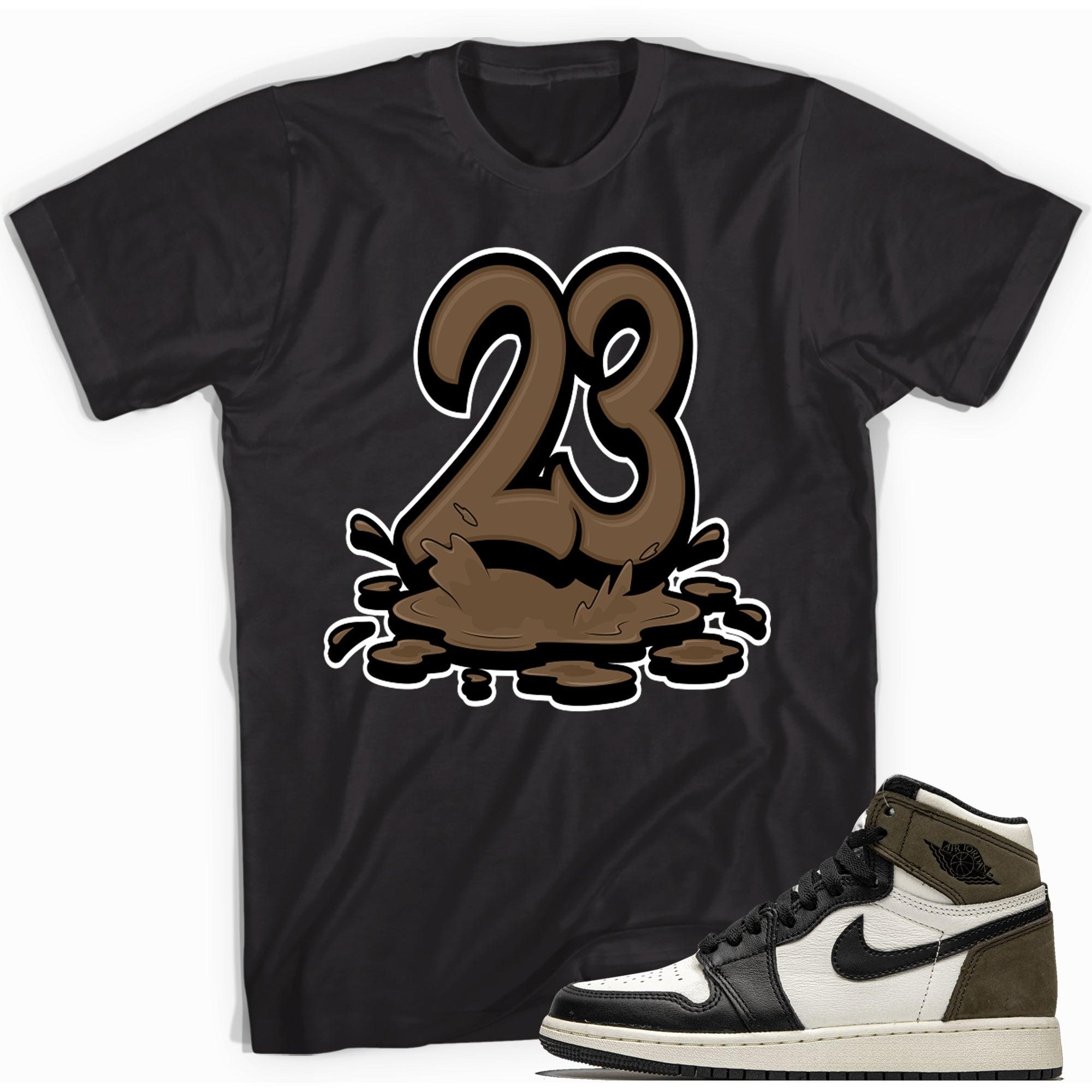 23 Melting Shirt AJ 1 Retro High Dark Mocha photo