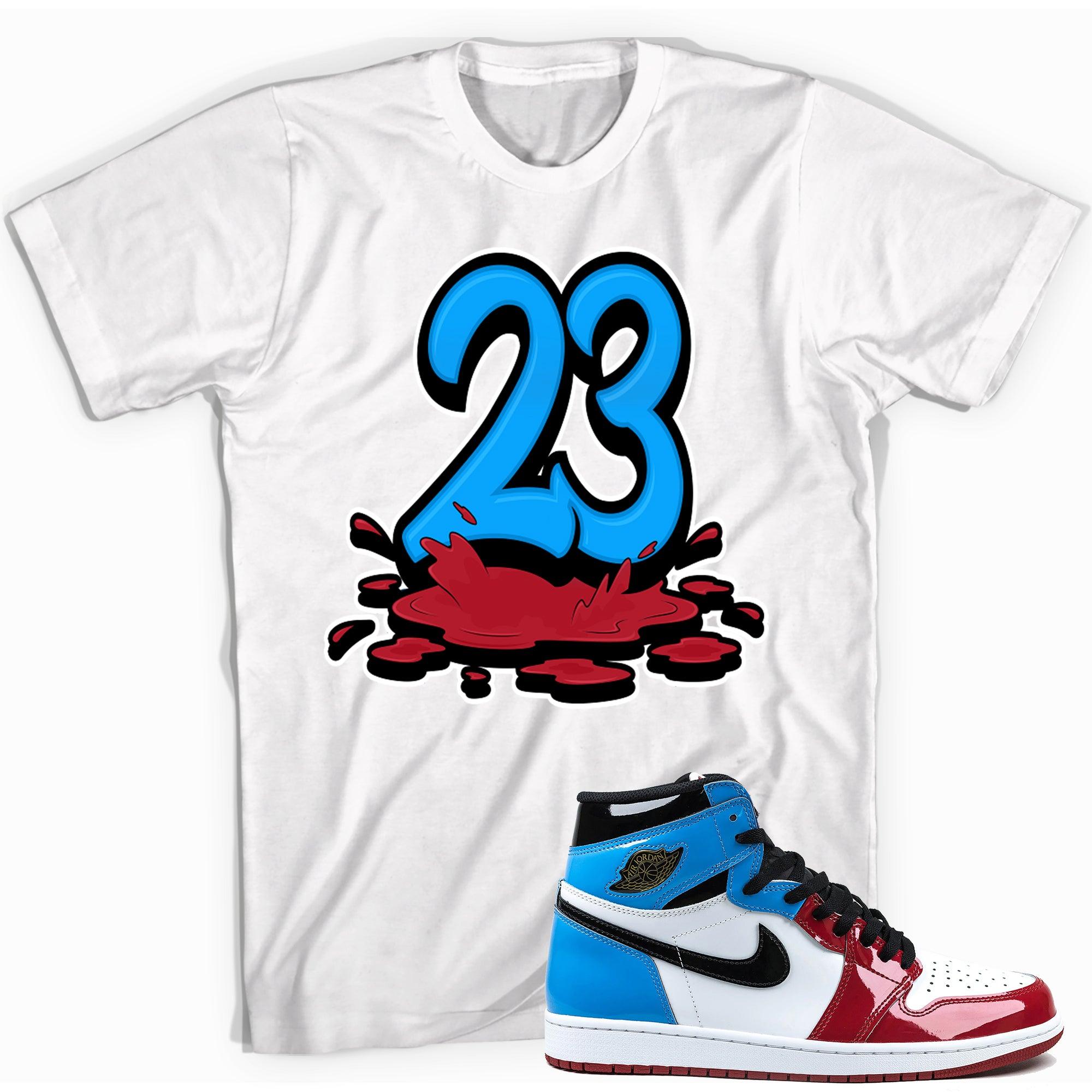 Number 23 Melting Shirt AJ 1 Retro High OG Fearless photo