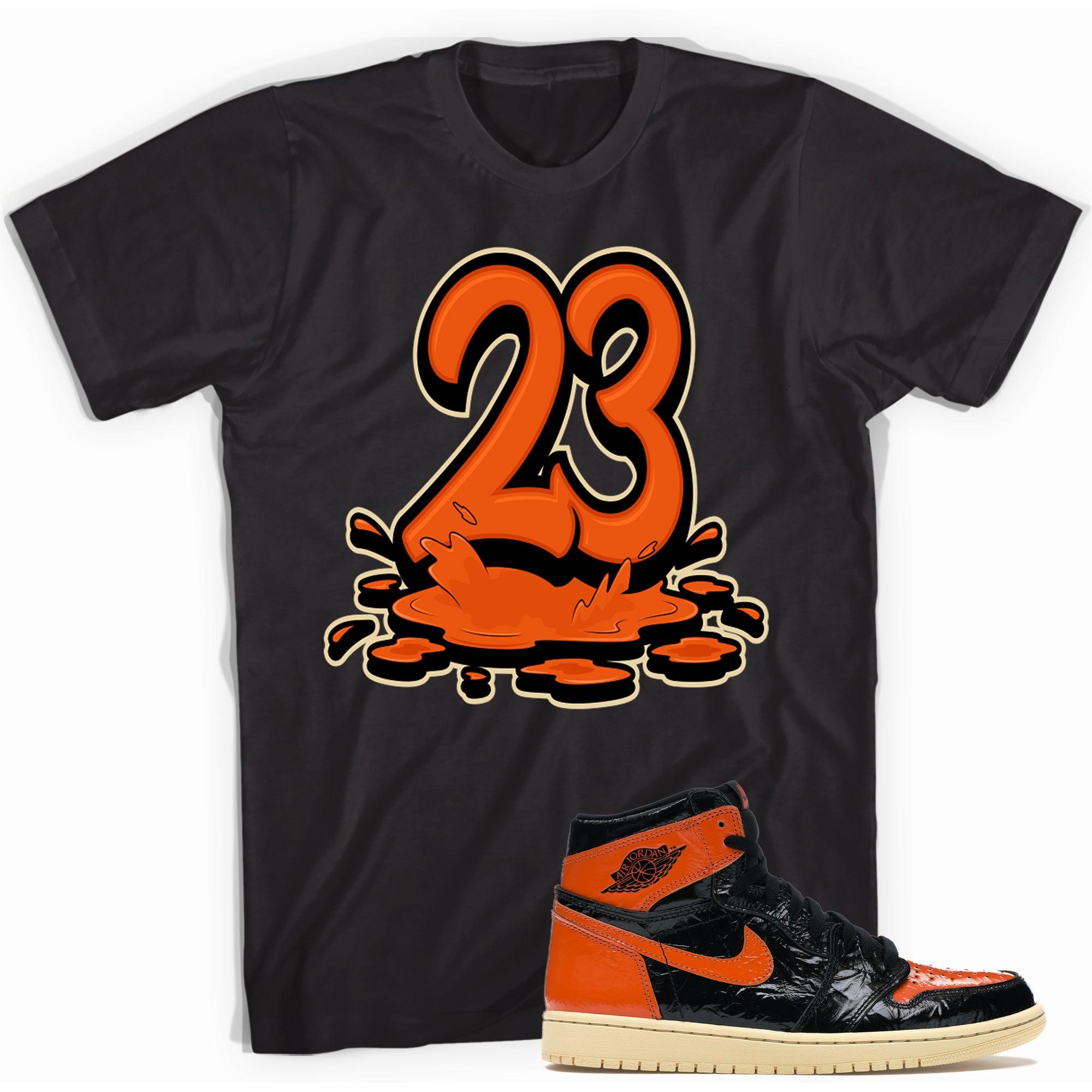 23 Melting Shirt AJ 1 Retro High OG Shattered Backboard photo