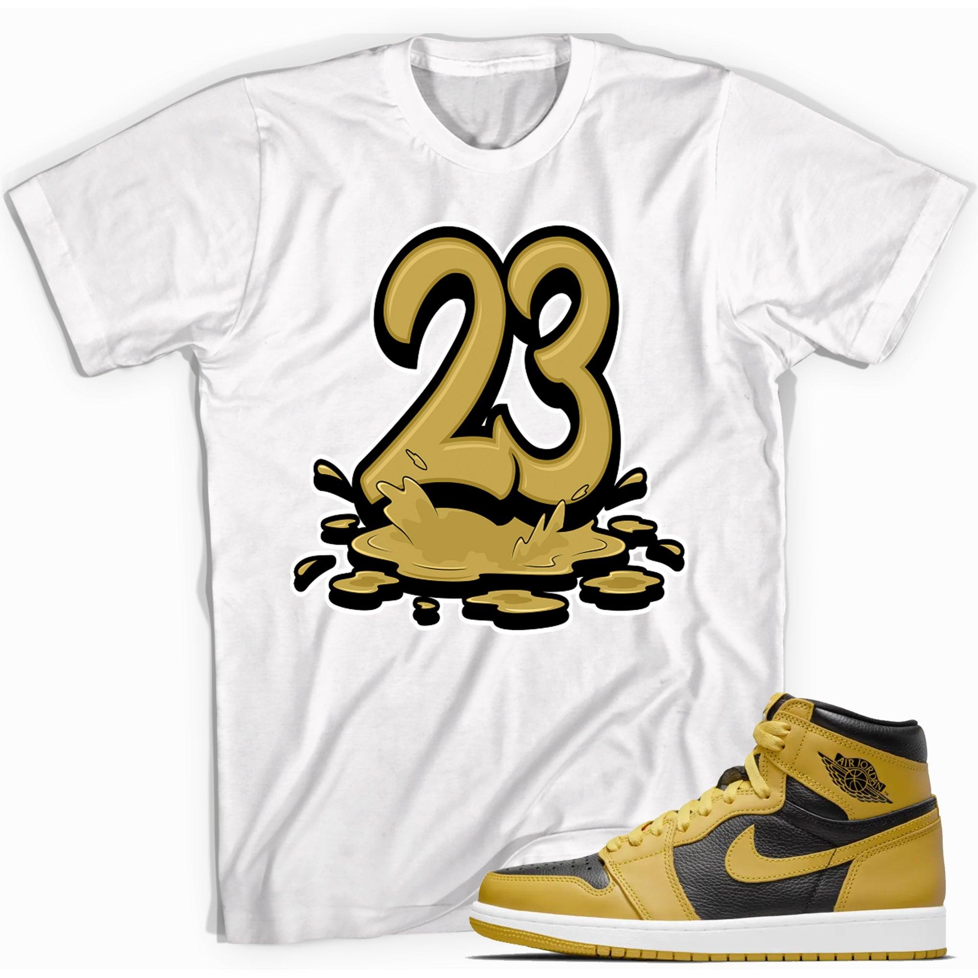 Number 23 Melting Shirt AJ 1 Retro High Pollen photo