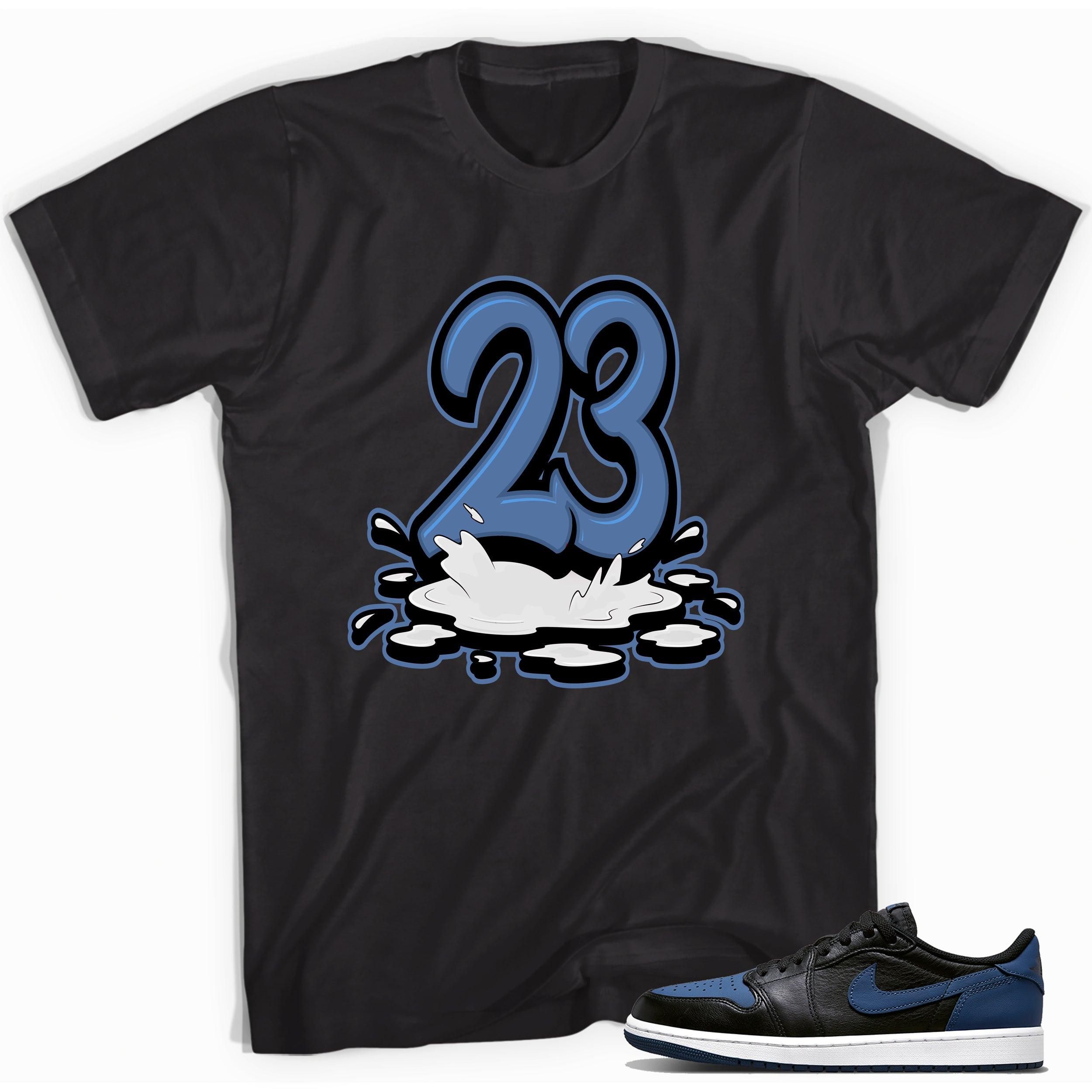 23 Melting Sneaker Tee AJ 1 Retro Low OG Mystic Navy photo