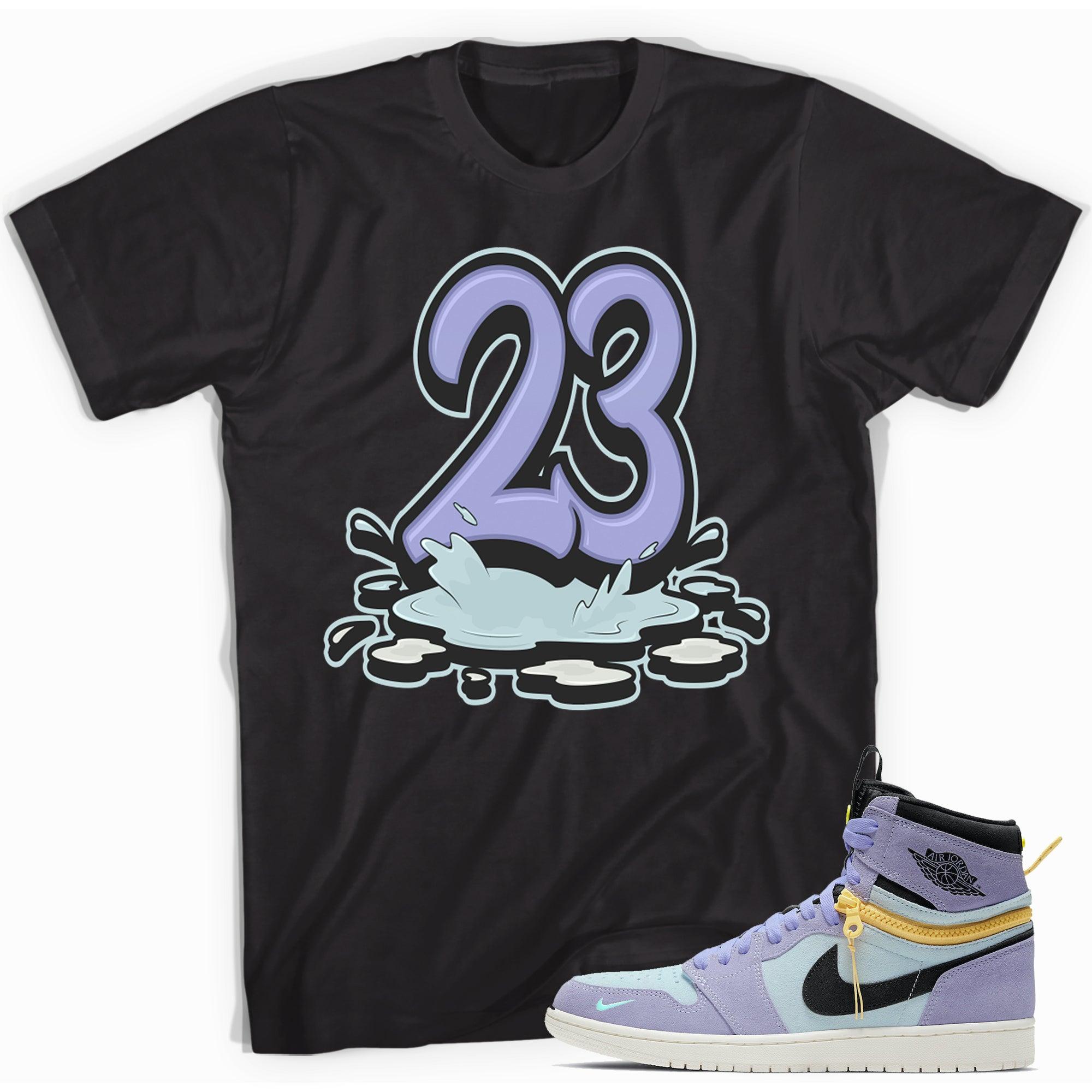23 Melting AJ 1 Purple Pulse Shirt photo