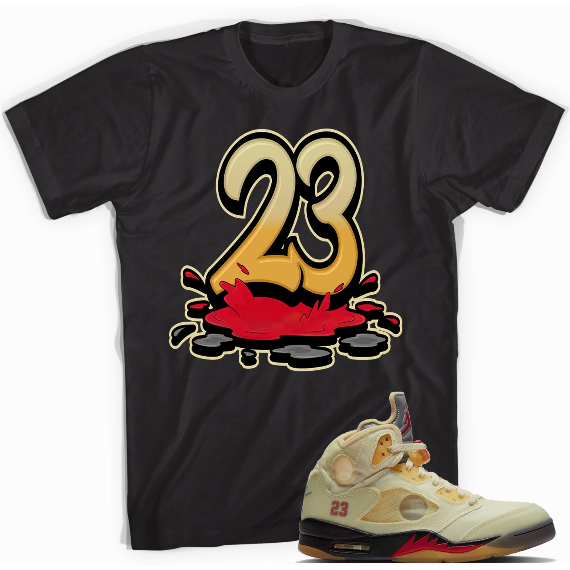 23 Melting Sneaker Tee AJ 5 Off White Sail photo