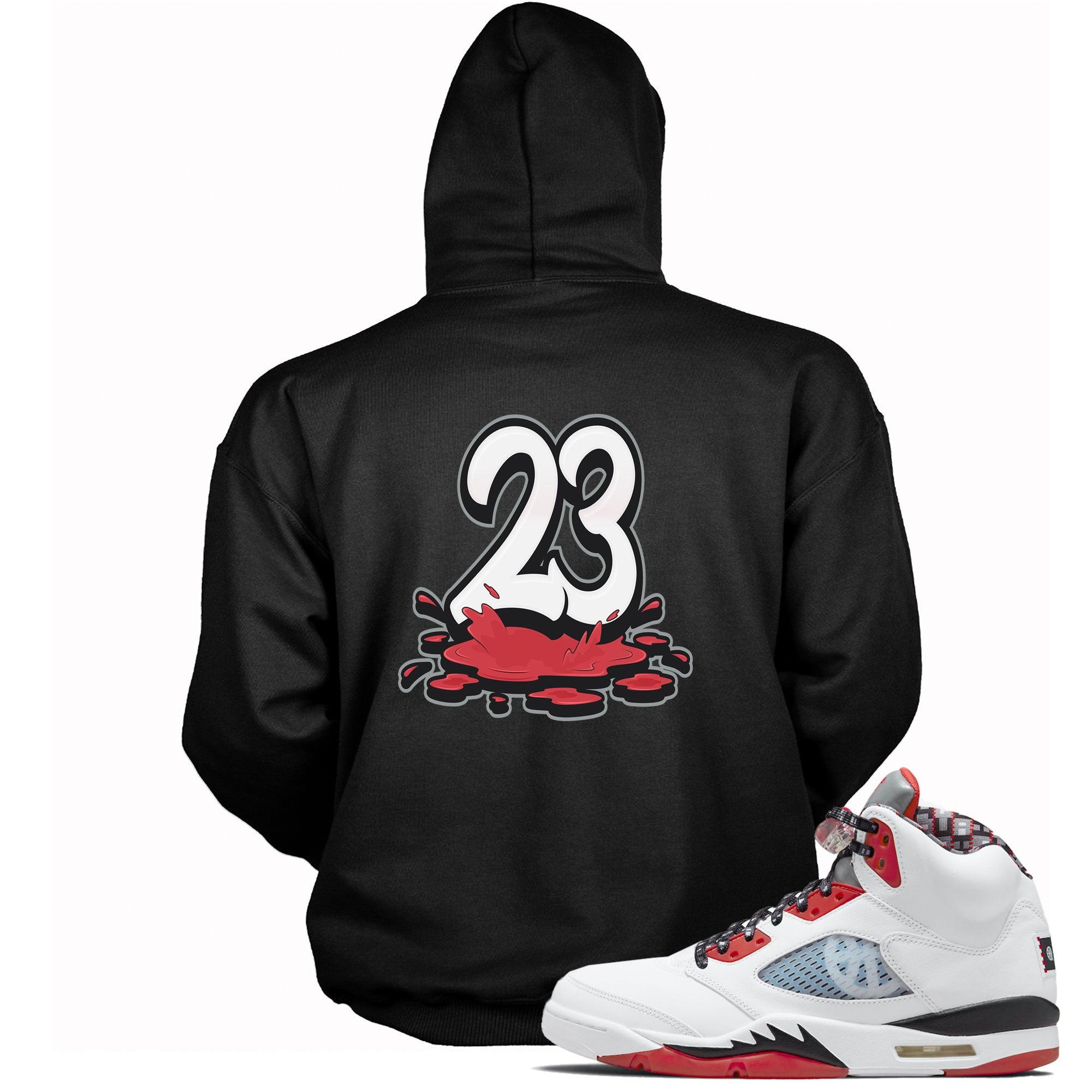 Number 23 Melting Hoodie AJ 5 Retro Quai 54 photo