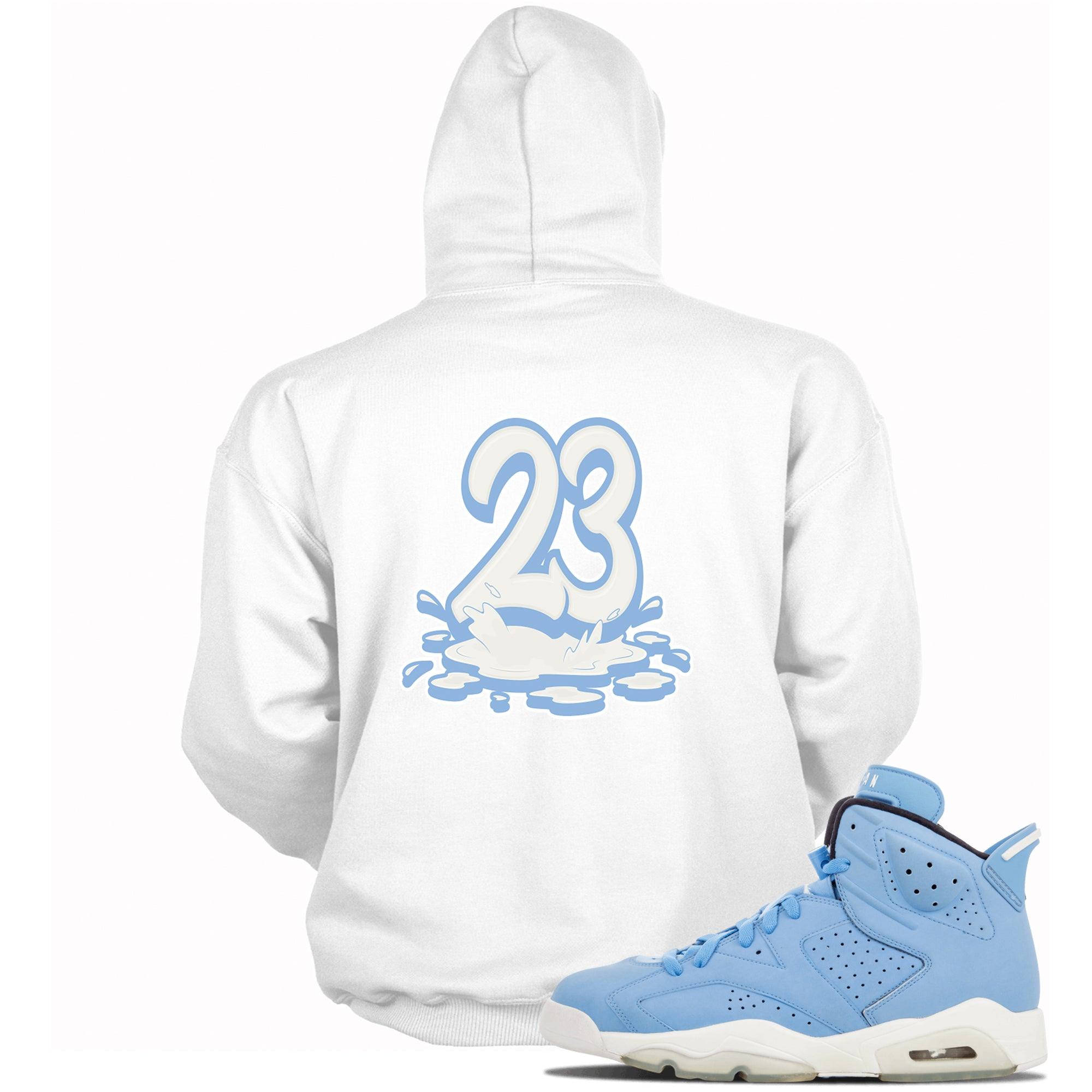 23 Melting Hoodie AJ 6 Retro GG Still Blue photo