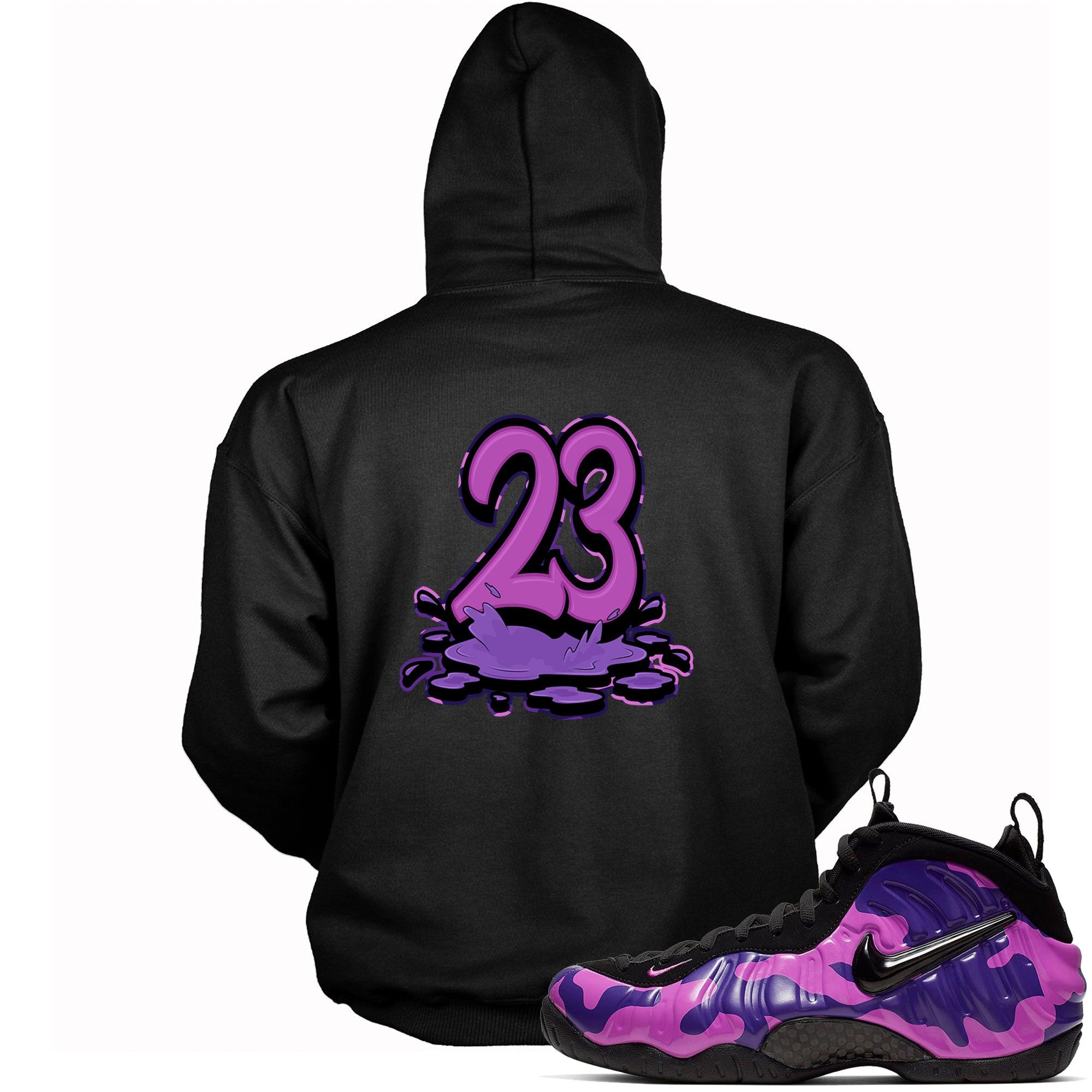 23 Melting Hoodie Air Foamposite One Purple Camo photo