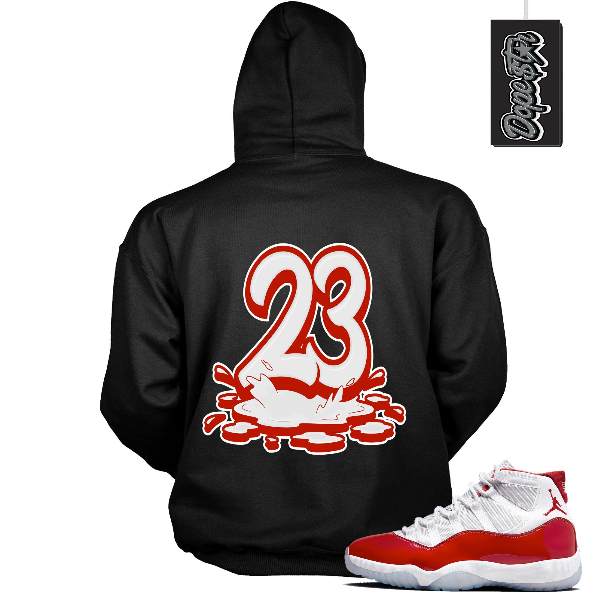 Number 23 Melting Hoodie Air Jordan 11 Cherry photo