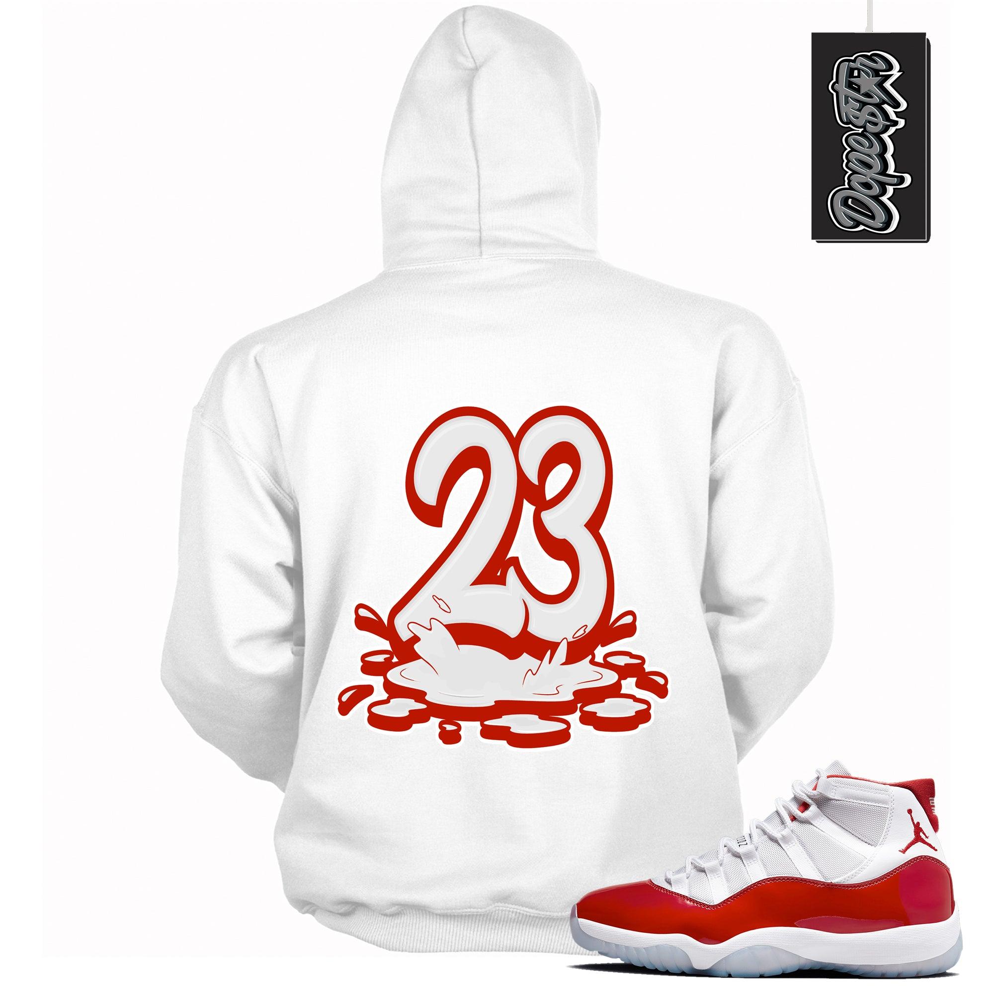 23 Melting Hoodie Air Jordan 11 Cherry photo