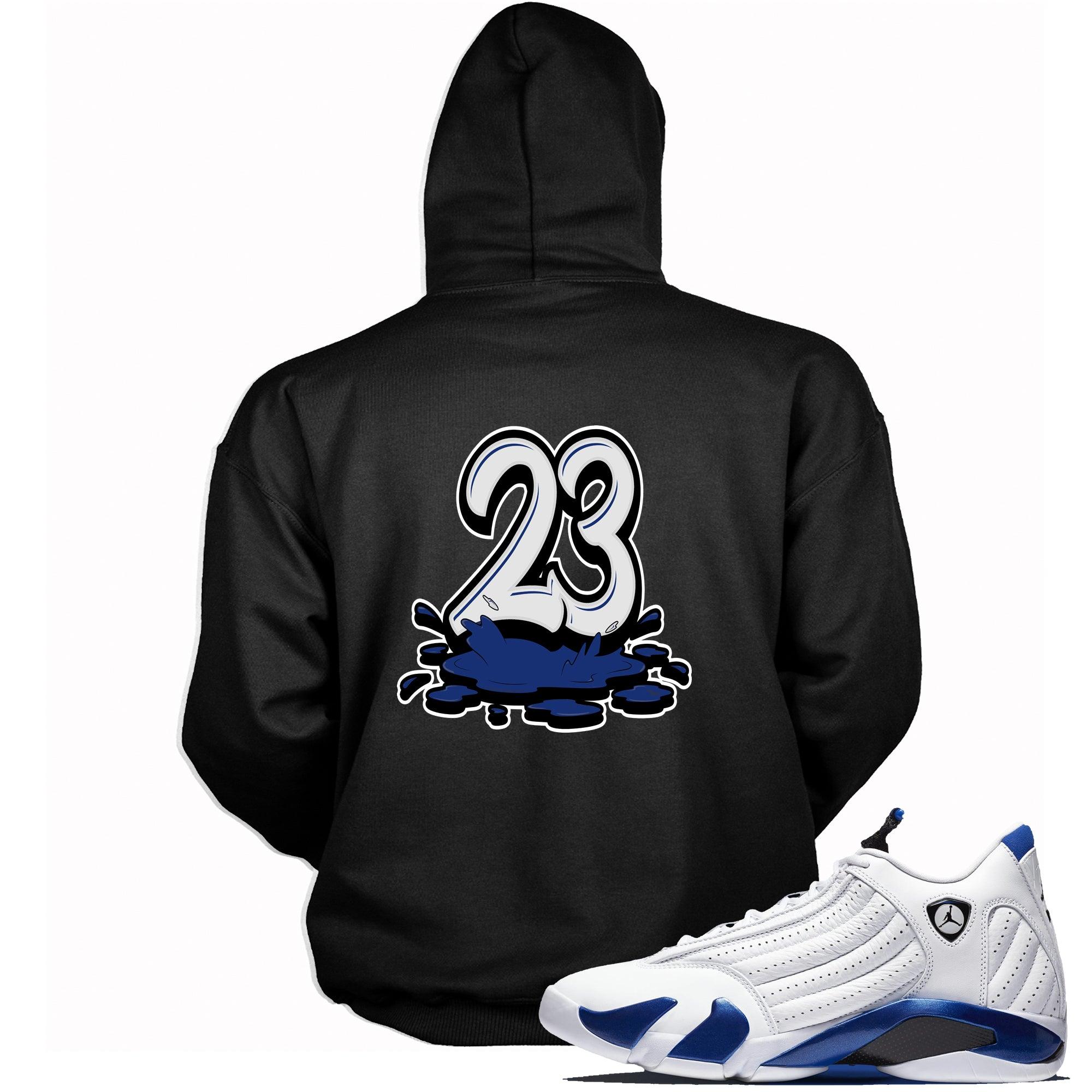 23 Melting Hoodie Air Jordan 14 Hyper Royal photo