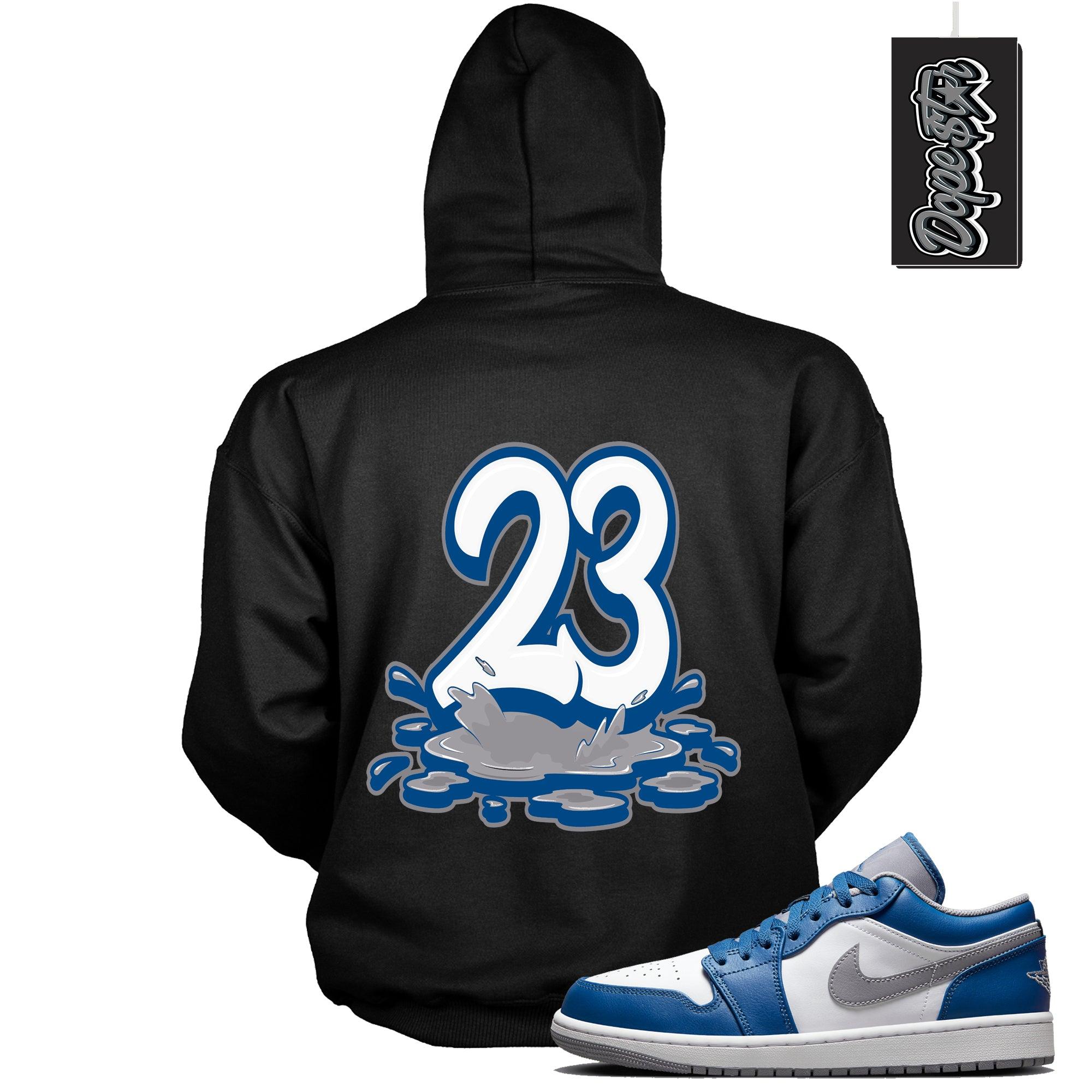 Number 23 Melting Hoodie AJ 1 Low True Blue photo