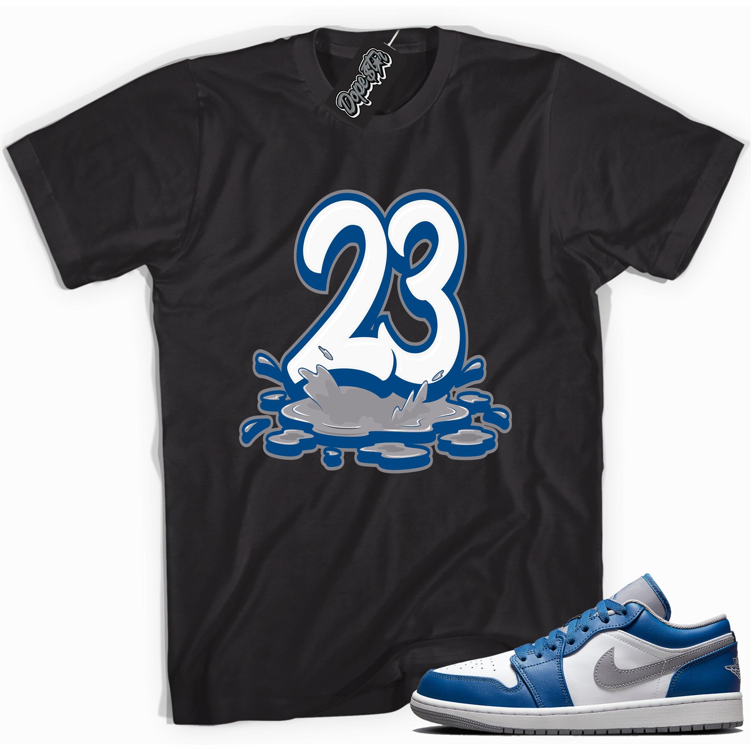 23 Melting Shirt AJ 1 Low True Blue photo