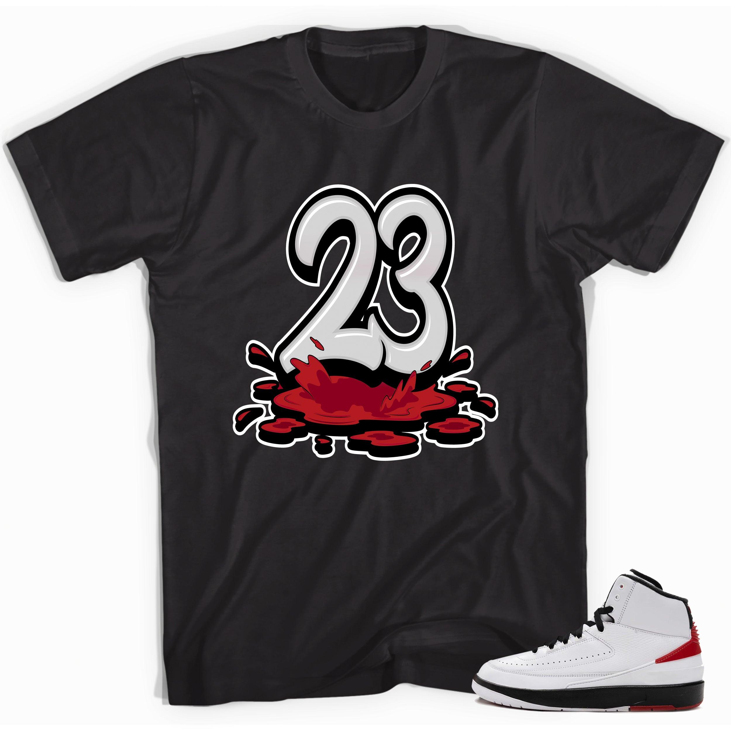 23 Melting Shirt AJ 2 Retro OG Chicago photo