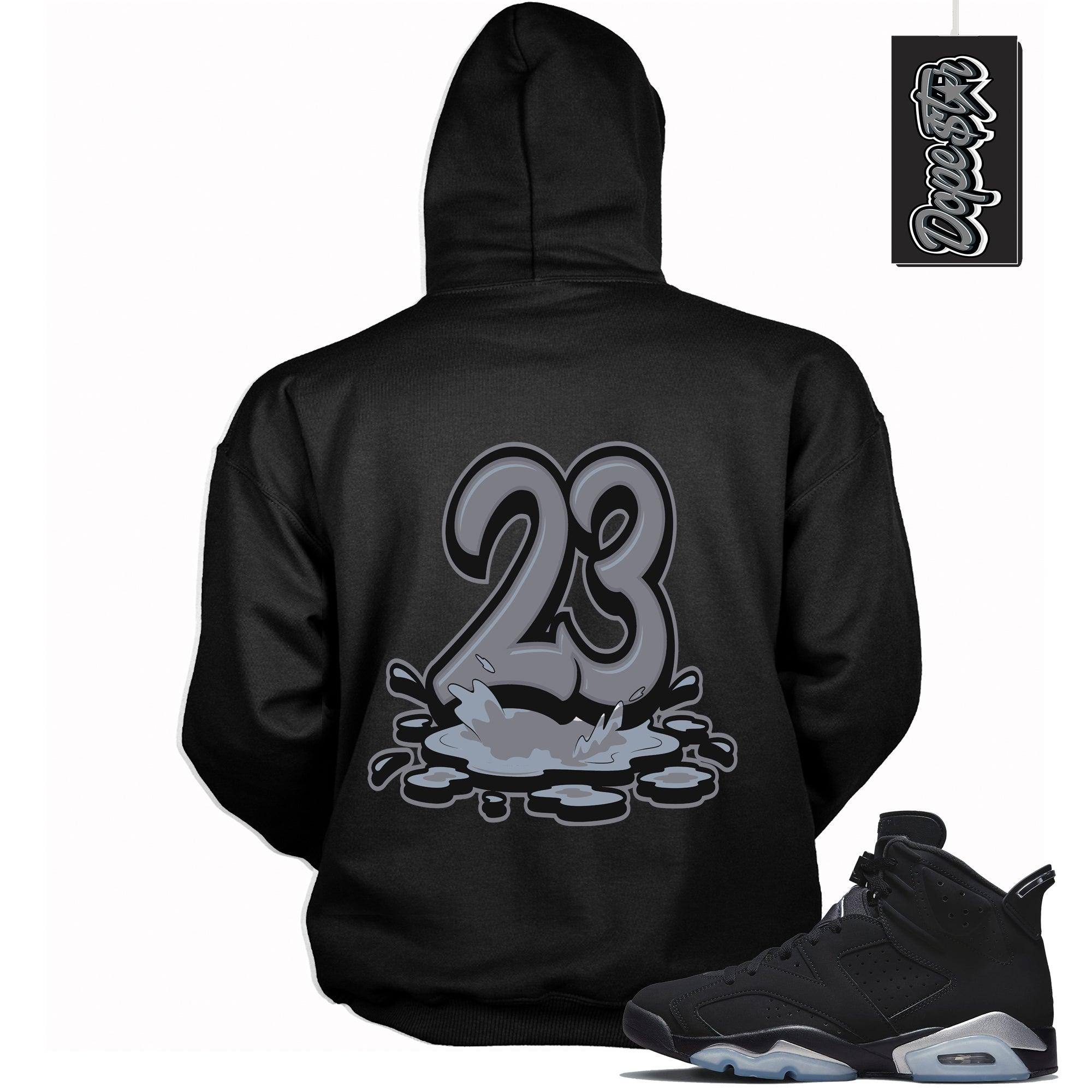 Number 23 Melting Hoodie Air Jordan 6 Retro Chrome photo
