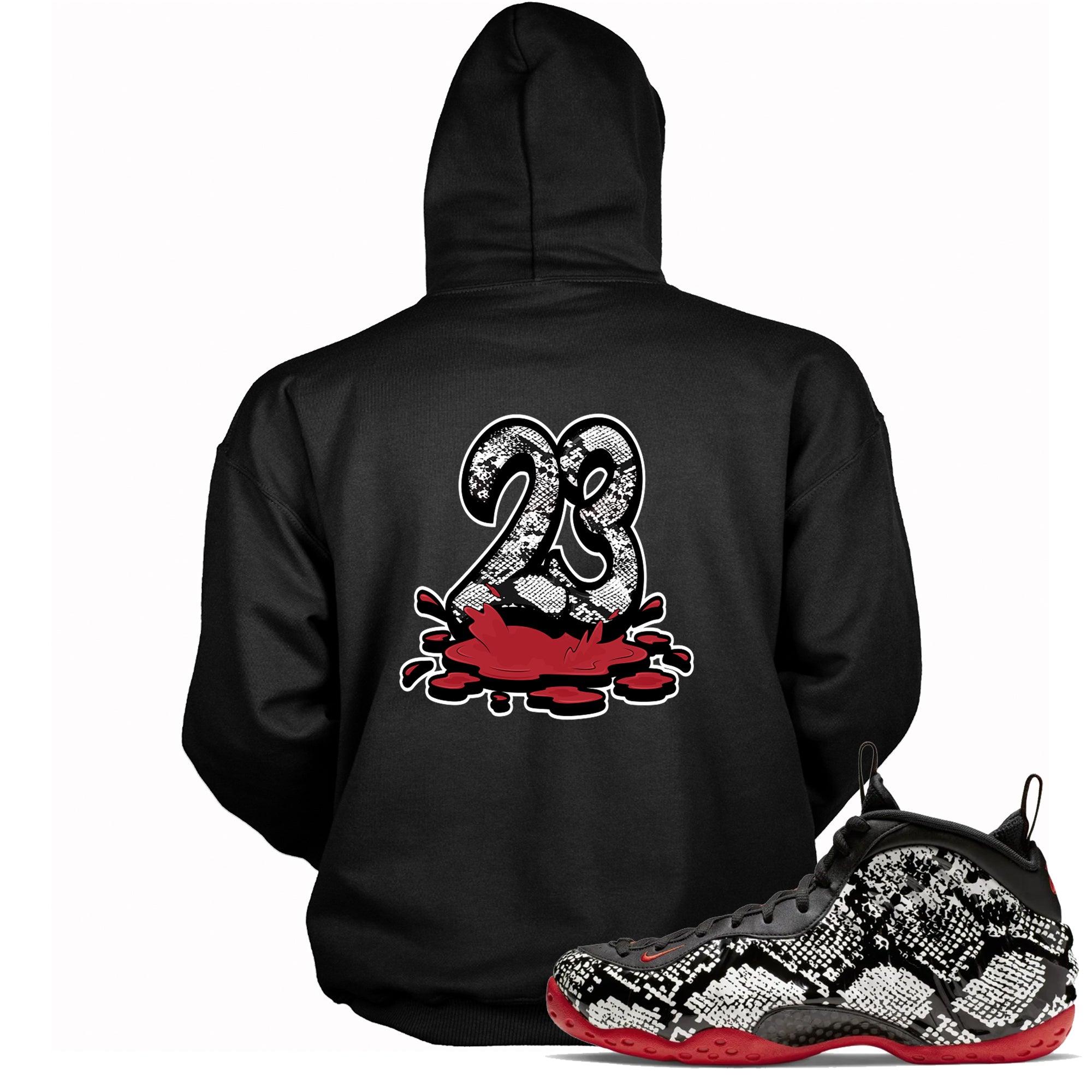 Number 23 Melting Hoodie Nike Air Foamposite One Albino Snakeskin photo