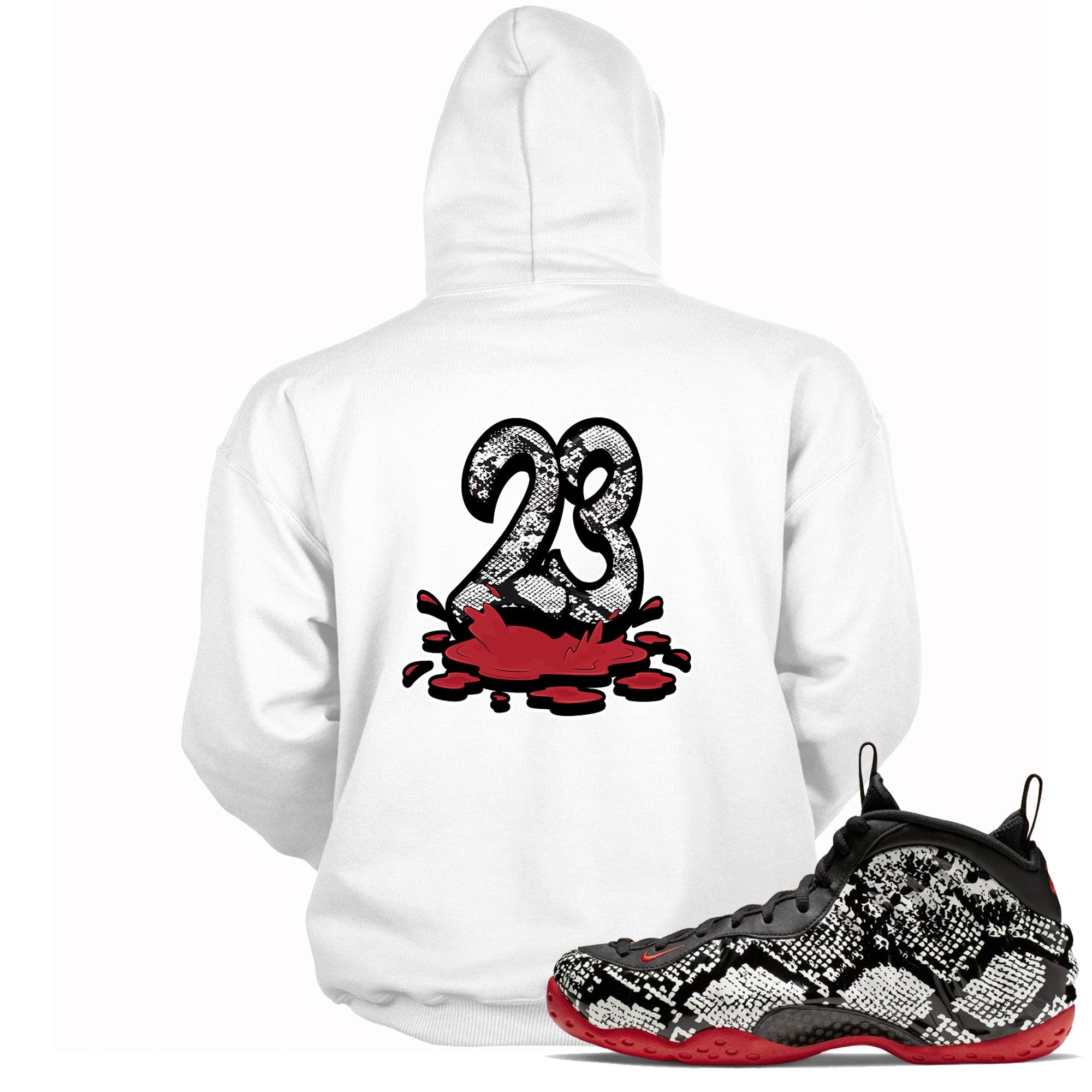 23 Melting Hoodie Nike Air Foamposite One Albino Snakeskin photo