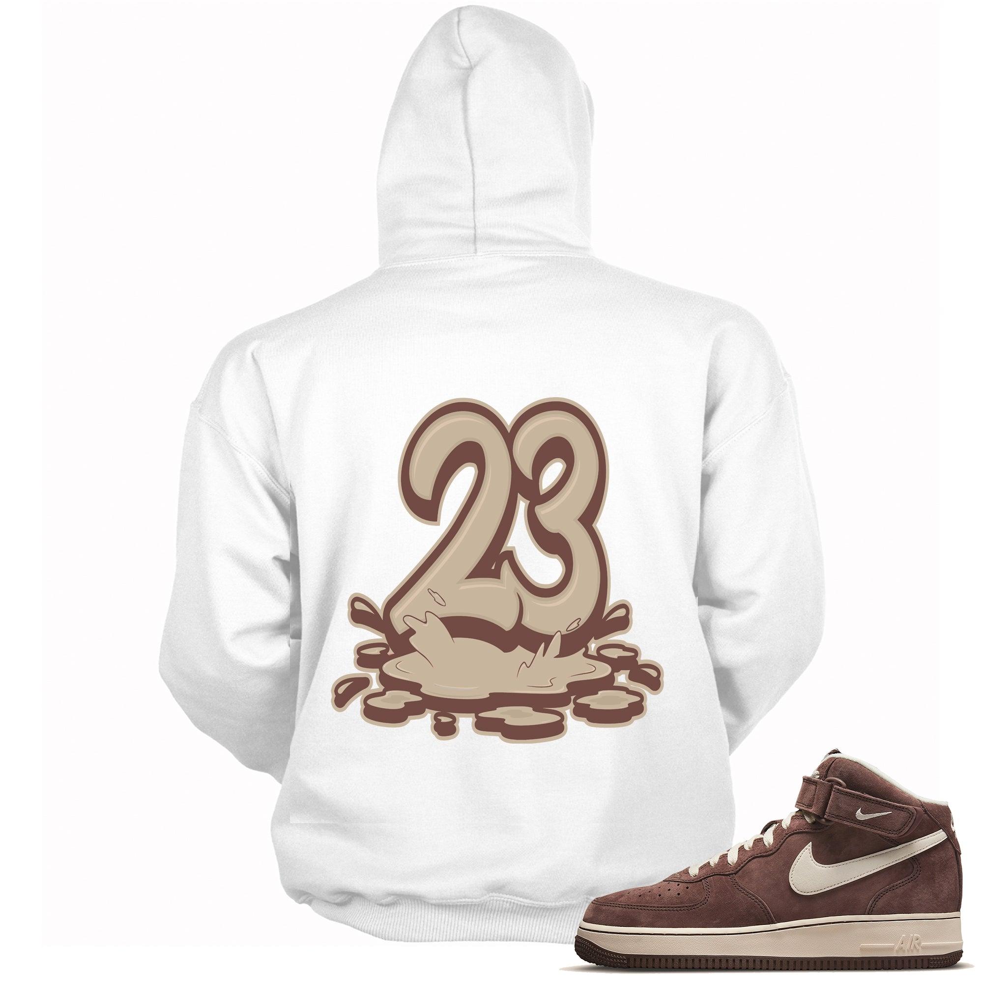 23 Melting Hoodie Nike Air Force 1 Mid QS Chocolate photo
