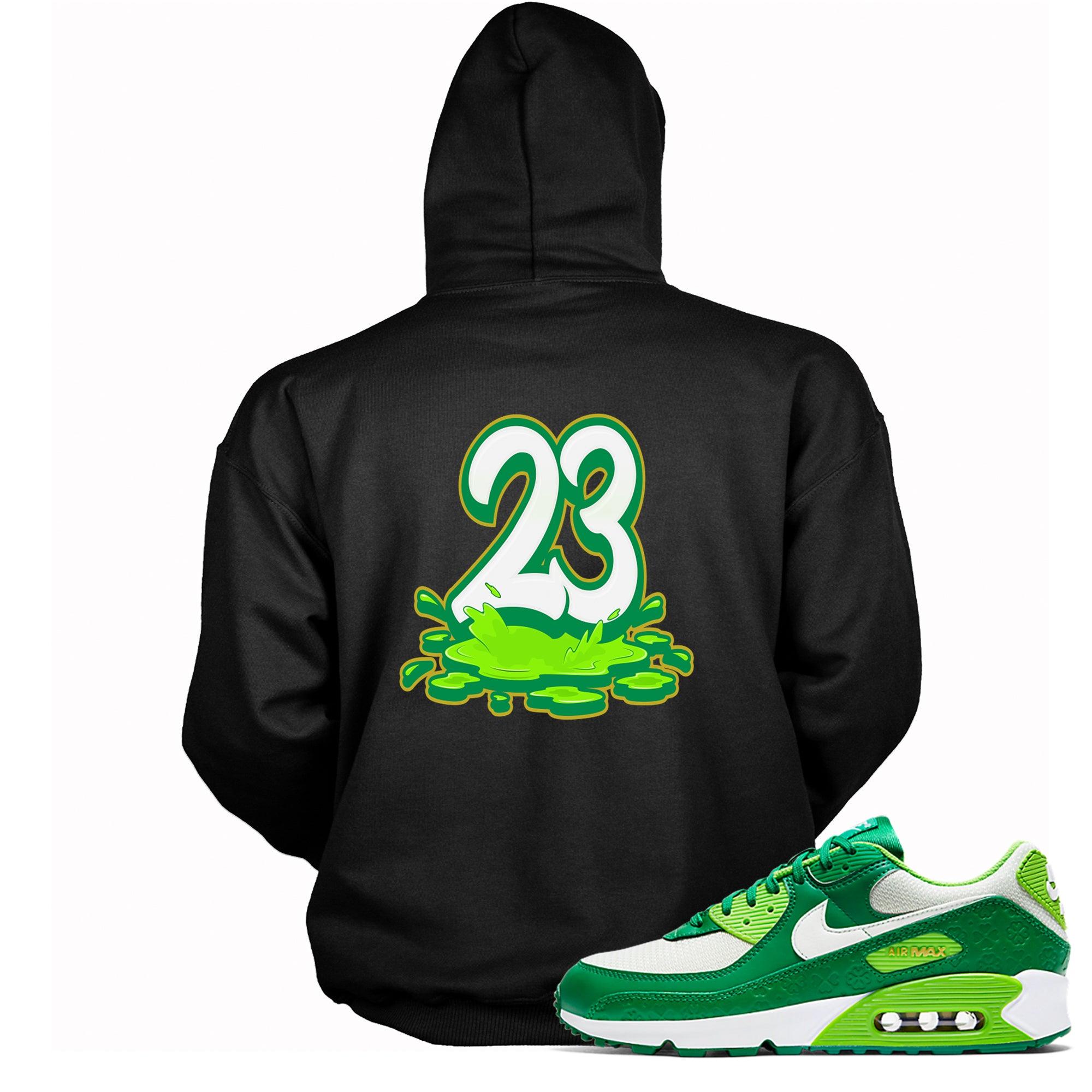 Number 23 Melting Hoodie Air Max 90 St Patricks Day photo