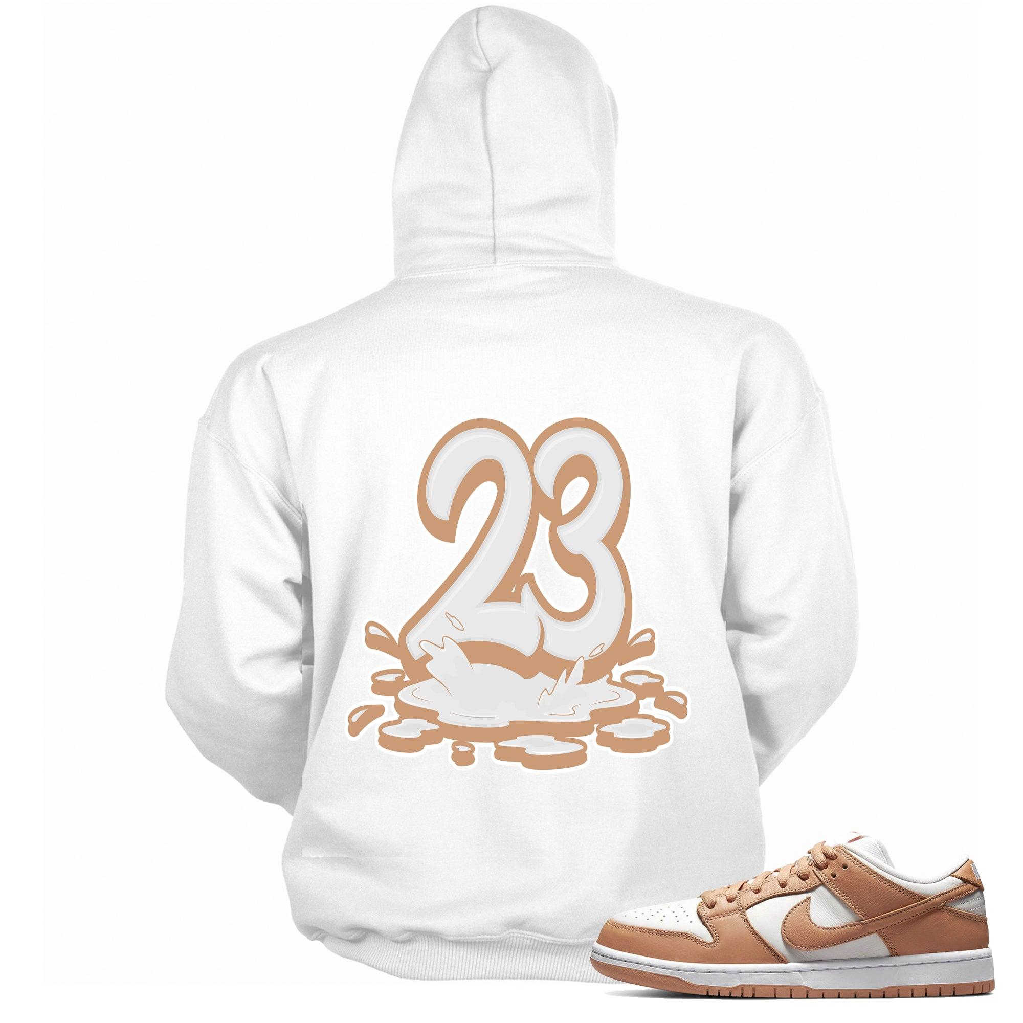 23 Melting Hoodie Nike Dunk Low Light Cognac photo