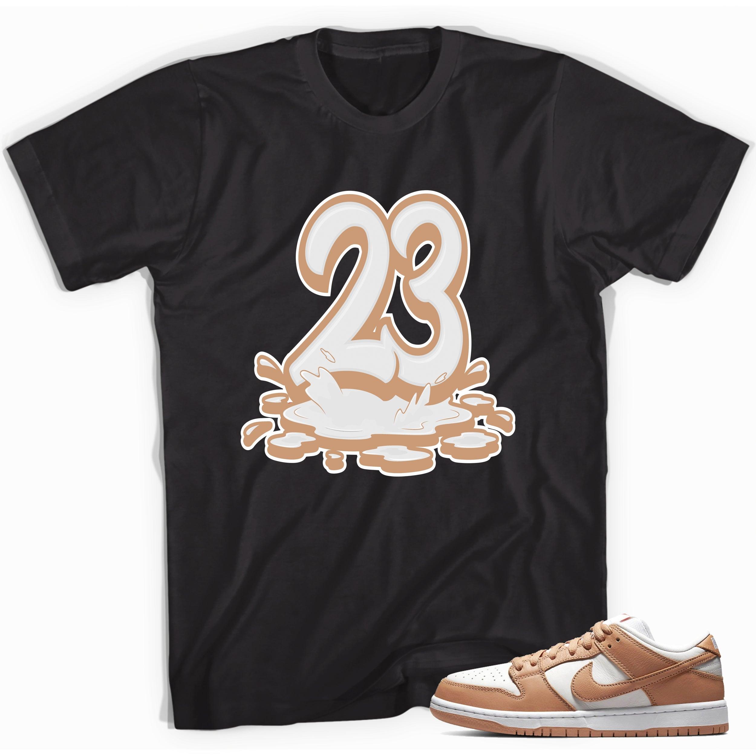 23 Melting Shirt Nike Dunk Low Light Cognac photo