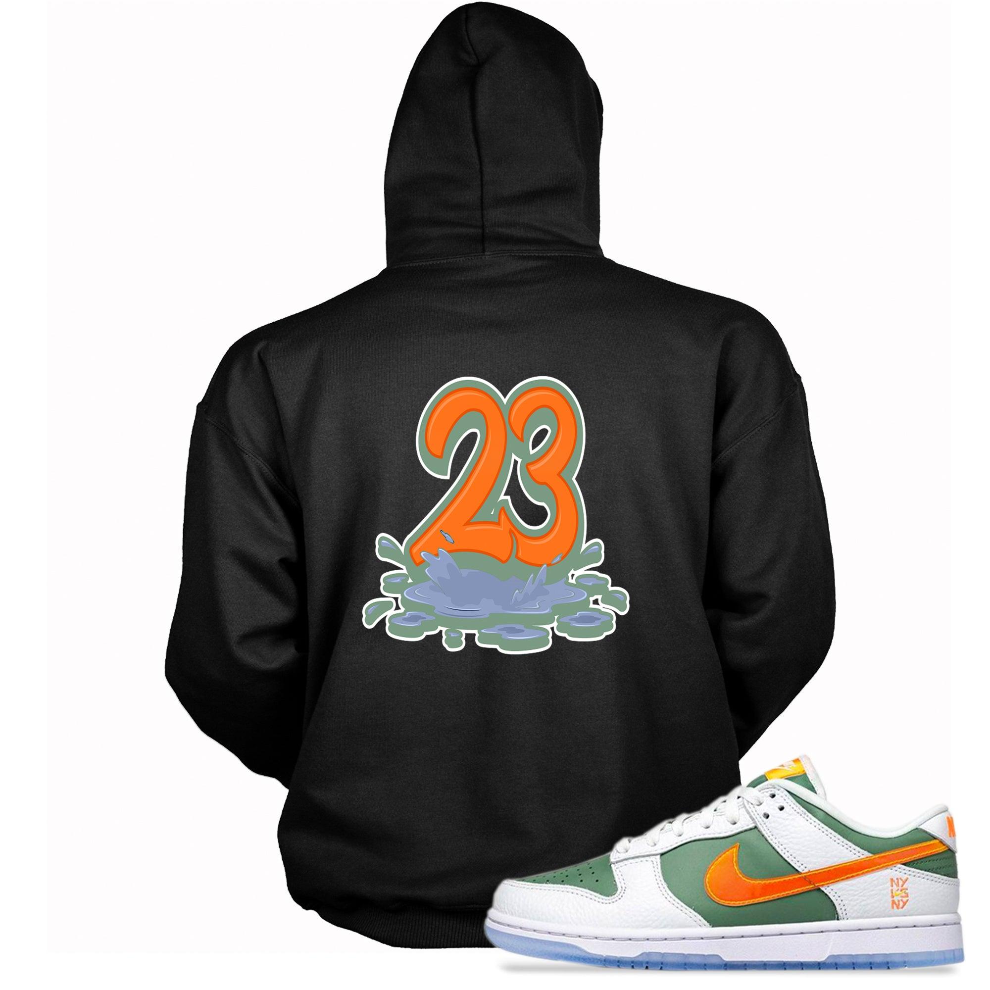 Number 23 Melting Hoodie Nike Dunk Low NY vs NY photo