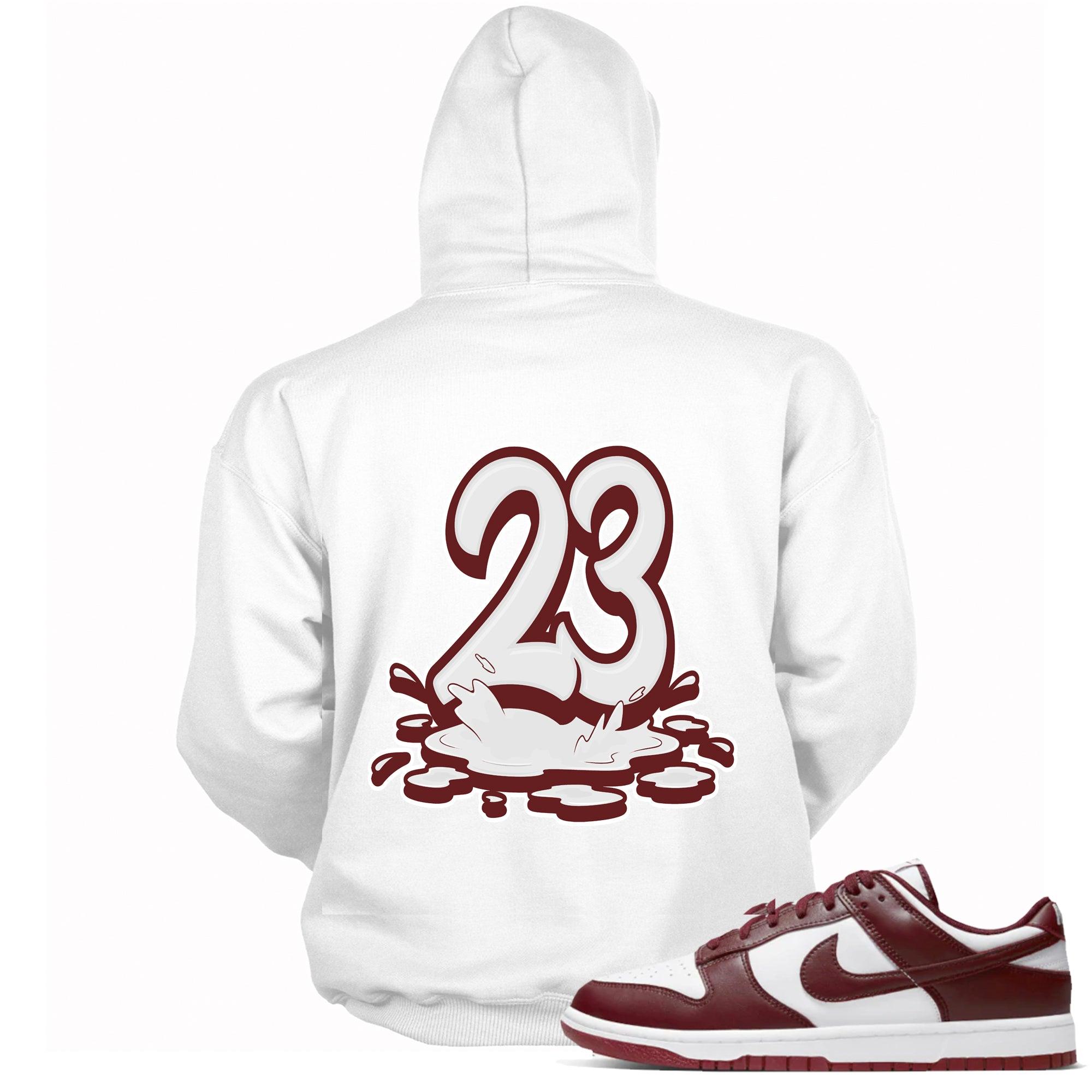 23 Melting Hoodie Nike Dunk Low Team Red photo