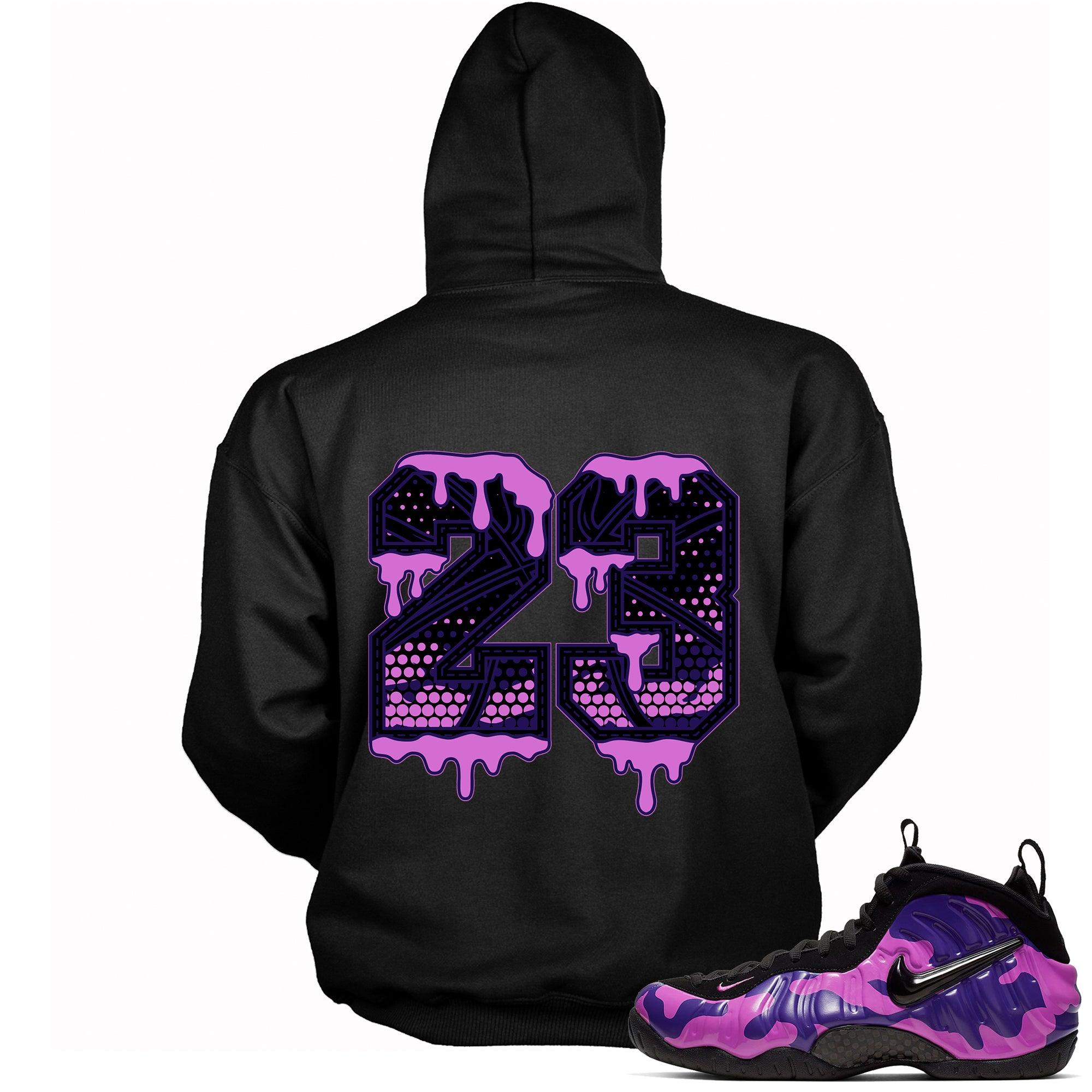23 Ball Hoodie Air Foamposite One Purple Camo photo