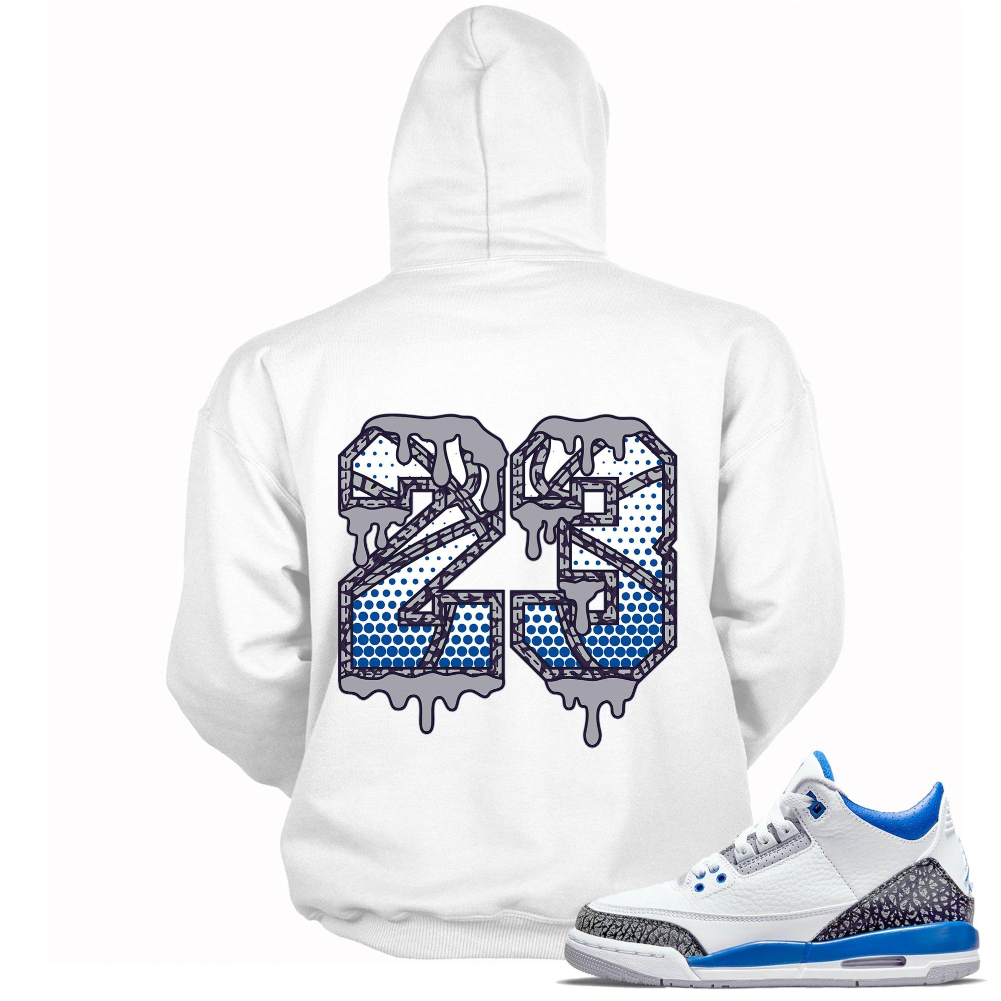 23 Ball Hoodie AJ 3 Retro Racer Blue photo