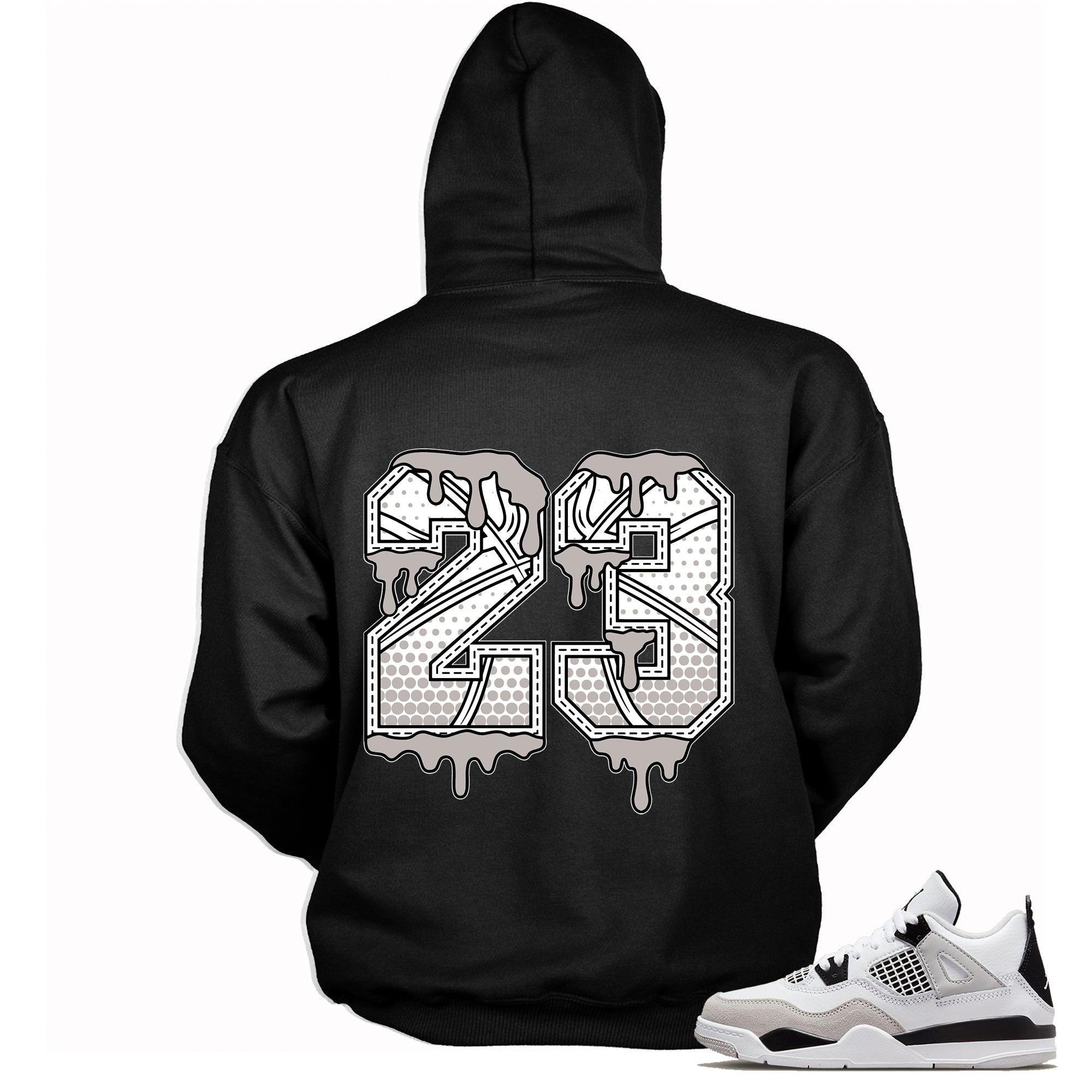 23 Ball Hoodie AJ 4 Retro Military Black photo