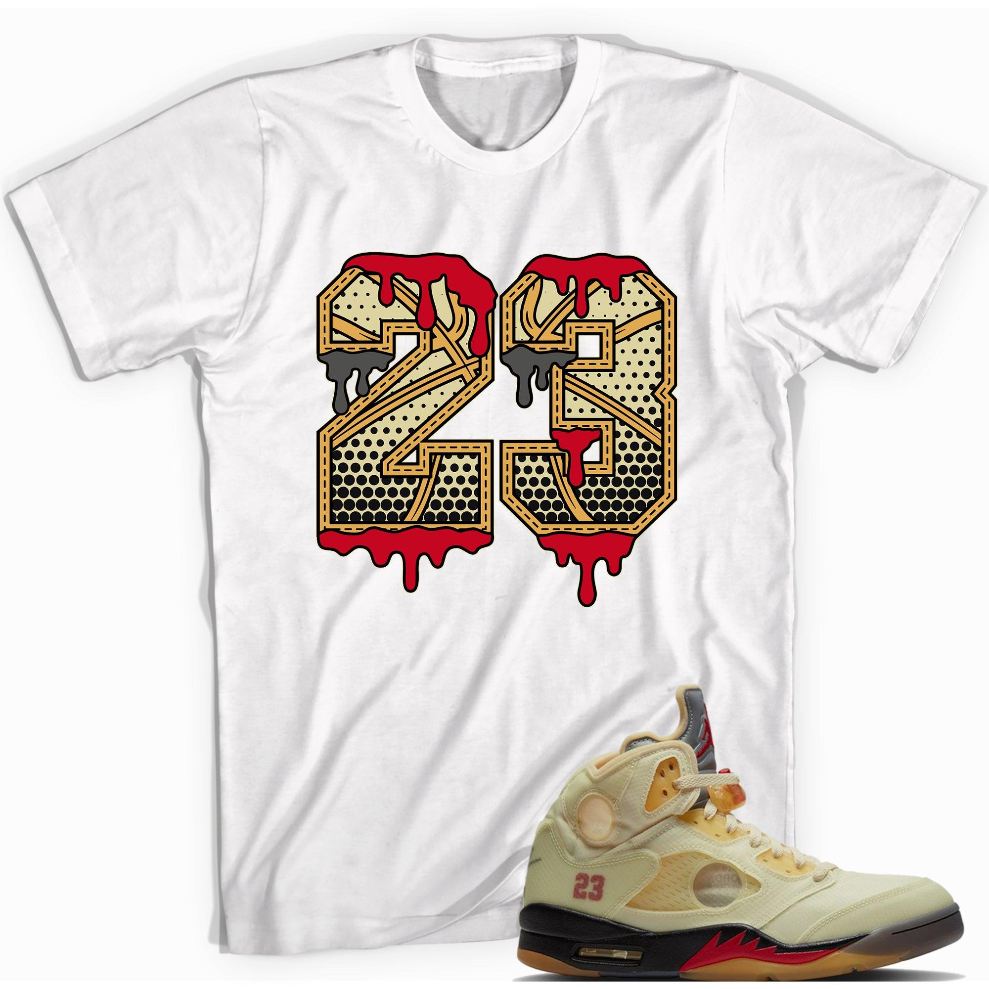 23 Ball Shirt AJ 5 Off White Sail photo