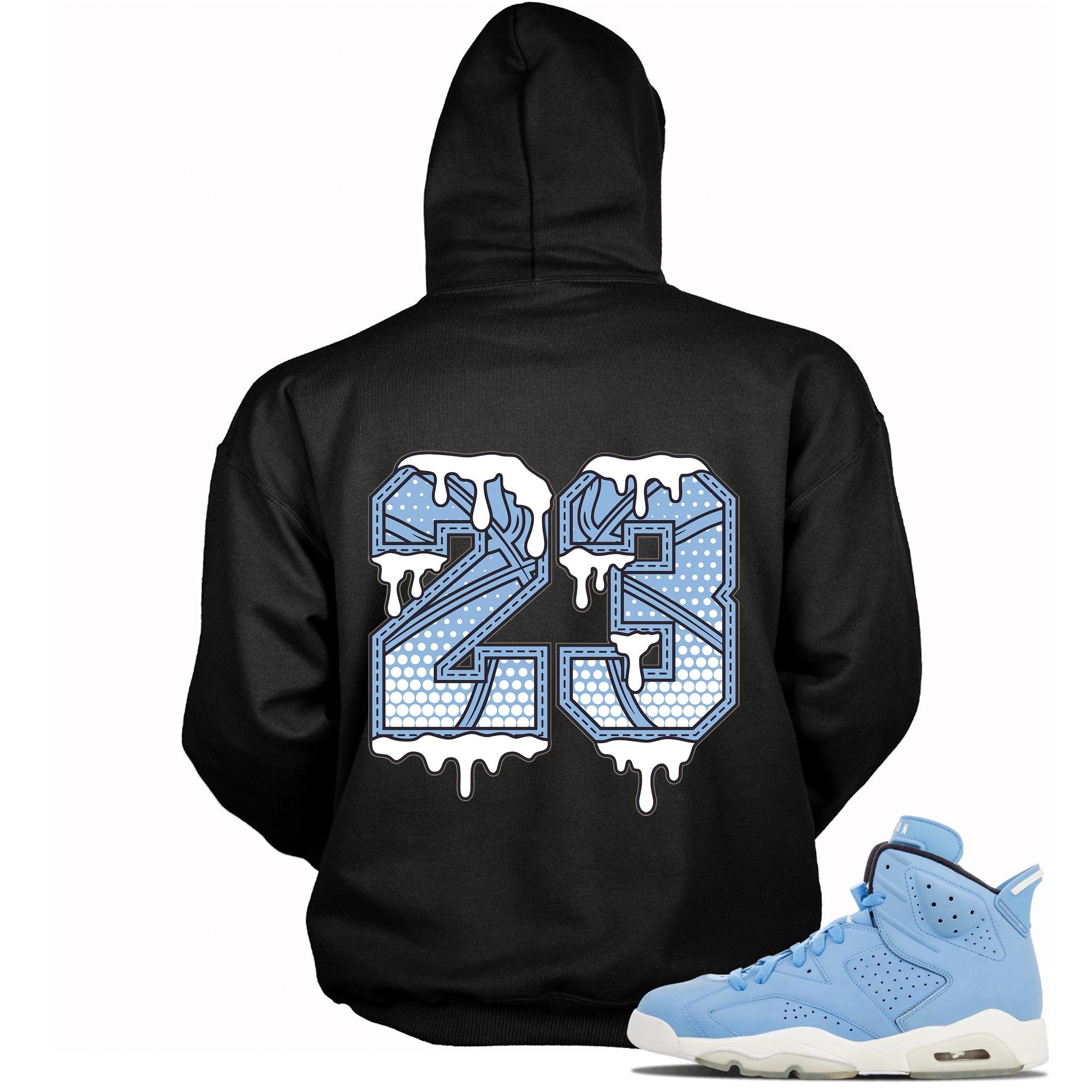 Number 23 Ball Hoodie AJ 6 Retro GG Still Blue photo