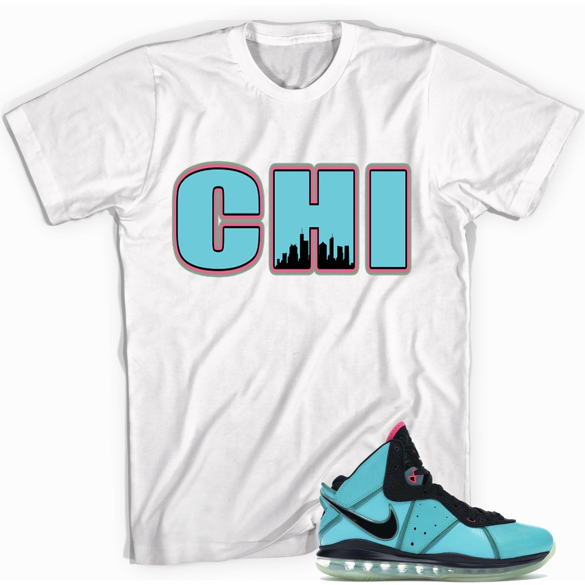 Chicago Sneaker Tee Nike LeBron 8 South Beach photo