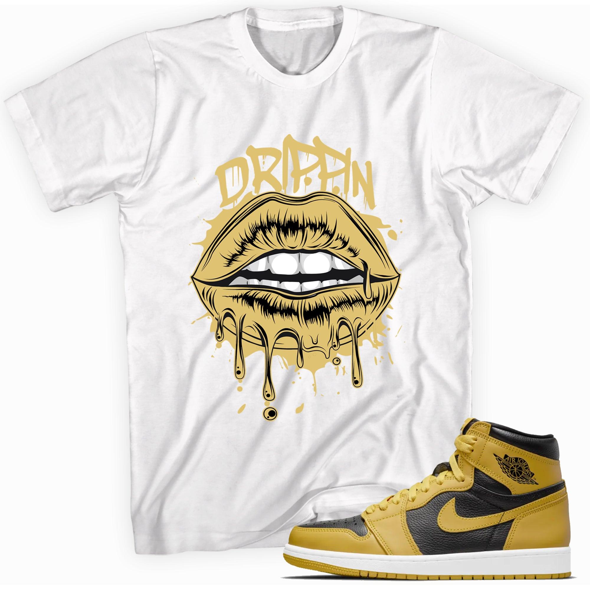 Drippin Lips Shirt AJ 1s Retro High Pollen photo